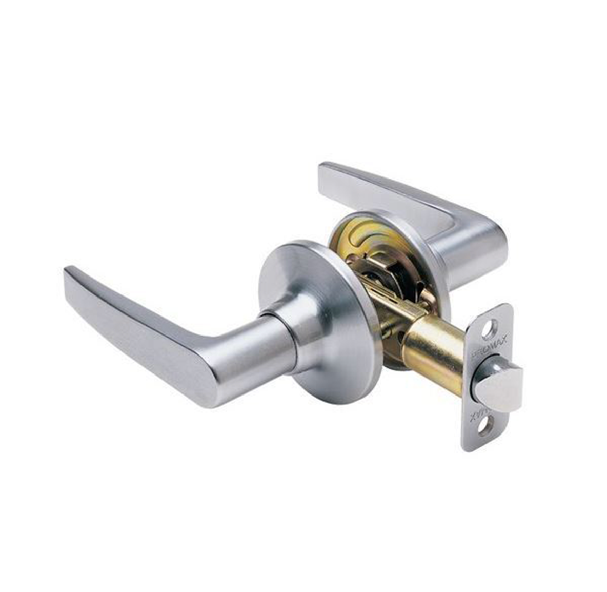 Nickel door lever