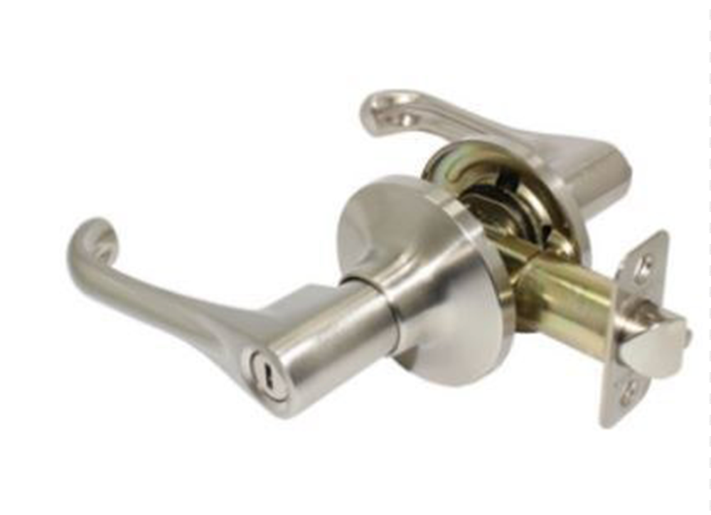Nickel door lever passage