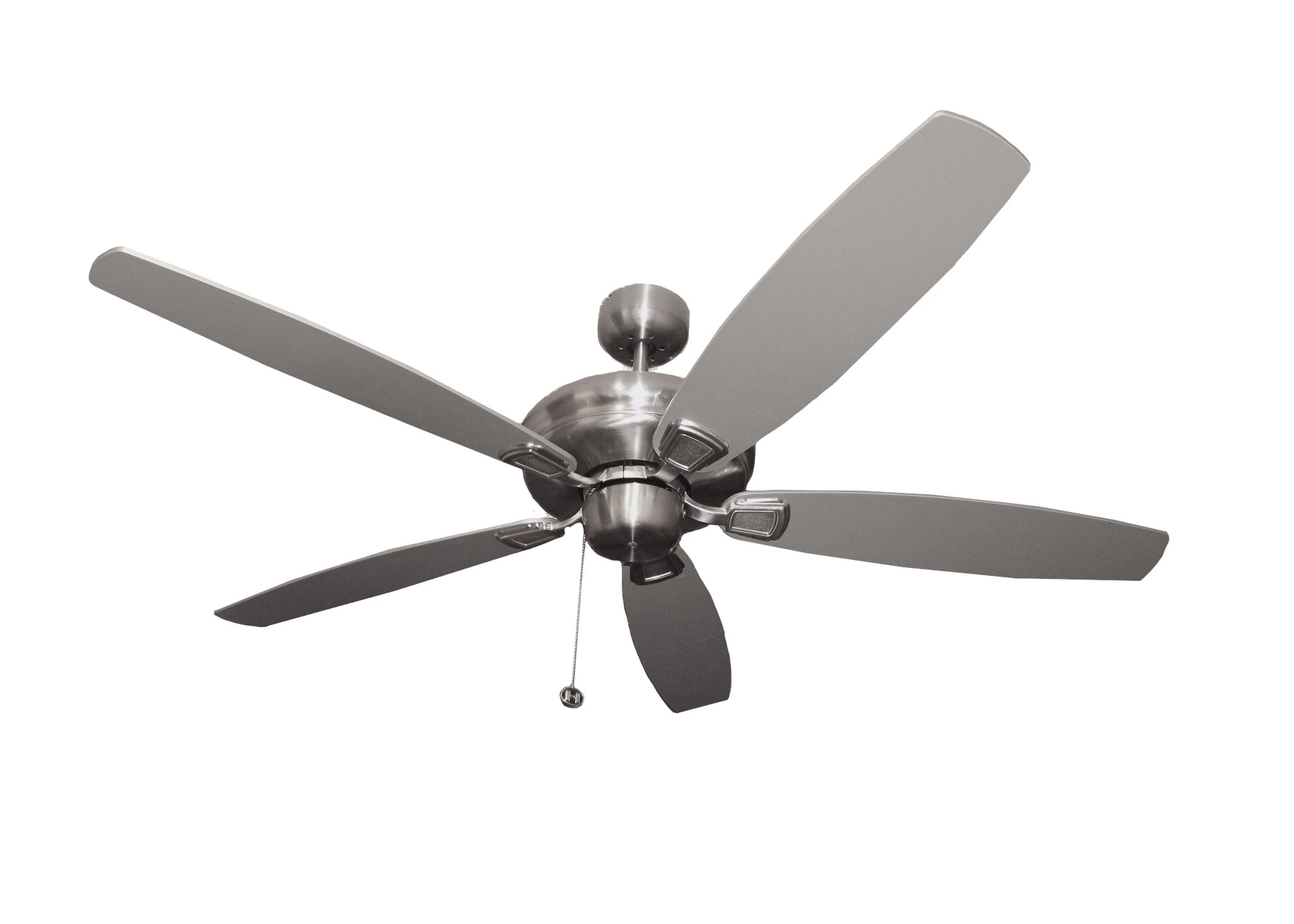 56" 5-Blade Brushed Nickel Ceiling Fan without Lights