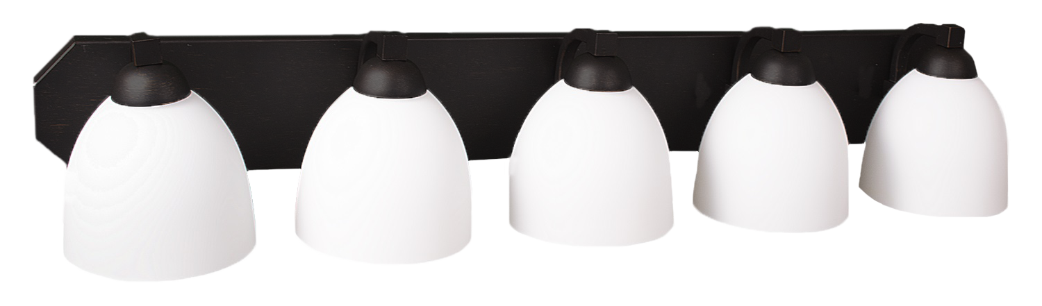 5 light bathroom vanity light fixture matte black