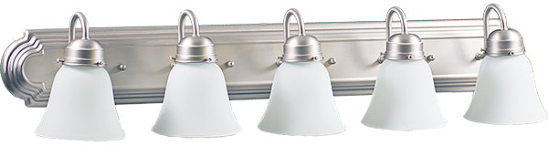 5 light bathroom vanity light nickel