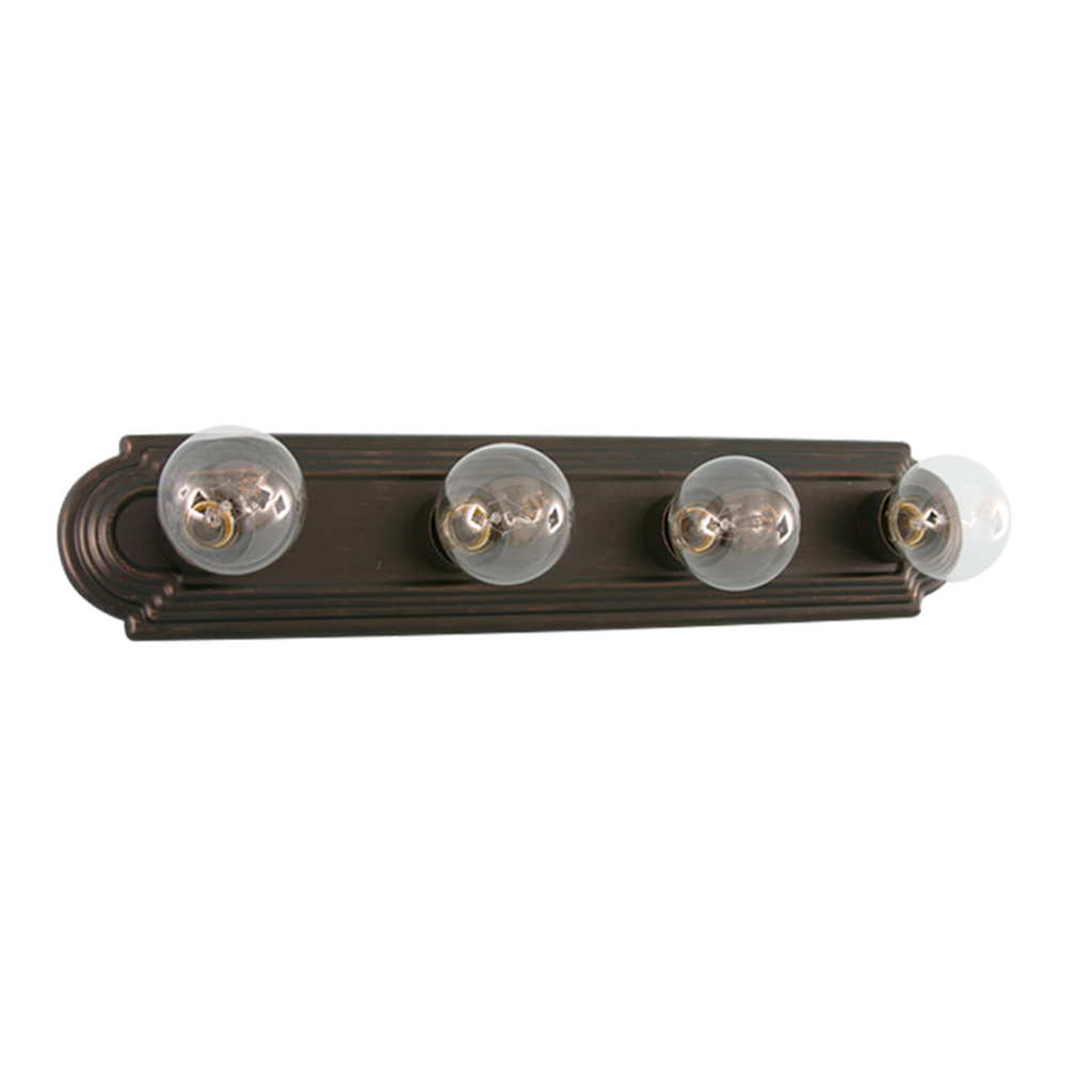 4-Light 24 inch Vanity Light Bath Bar rubbed bronze