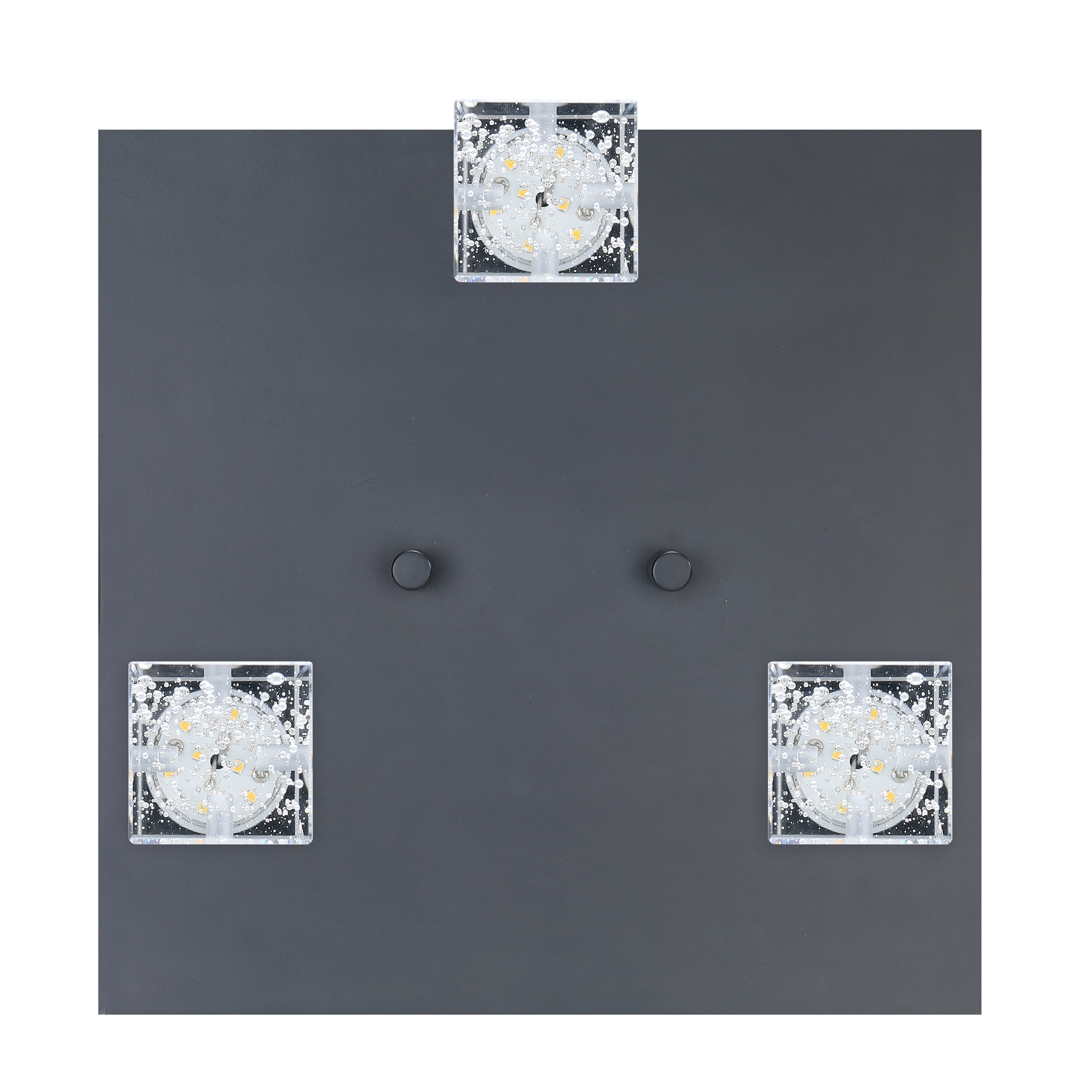 3 light bubble light pendant light black