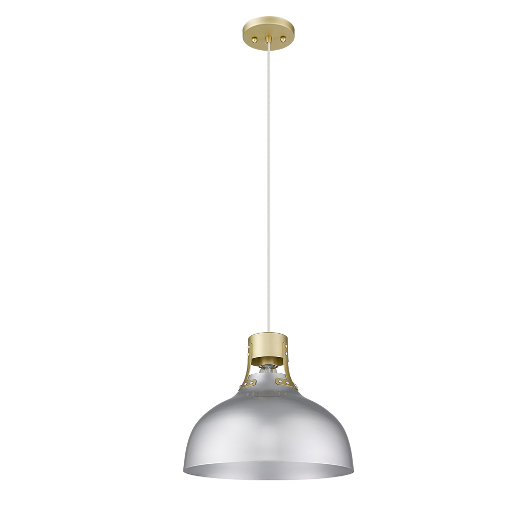 Silver and gold modern island kitchen pendant light