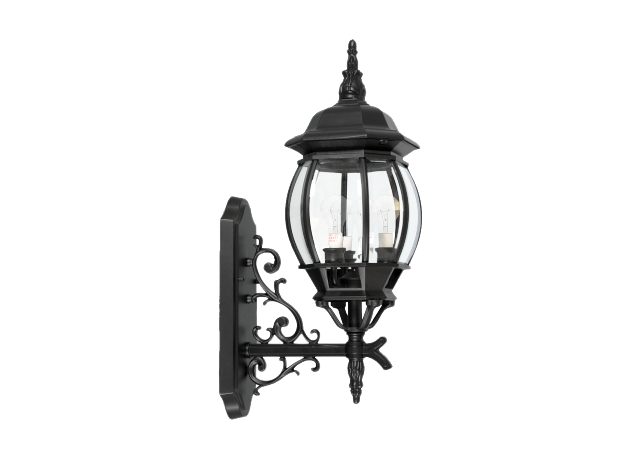 Outdoor coach lights black