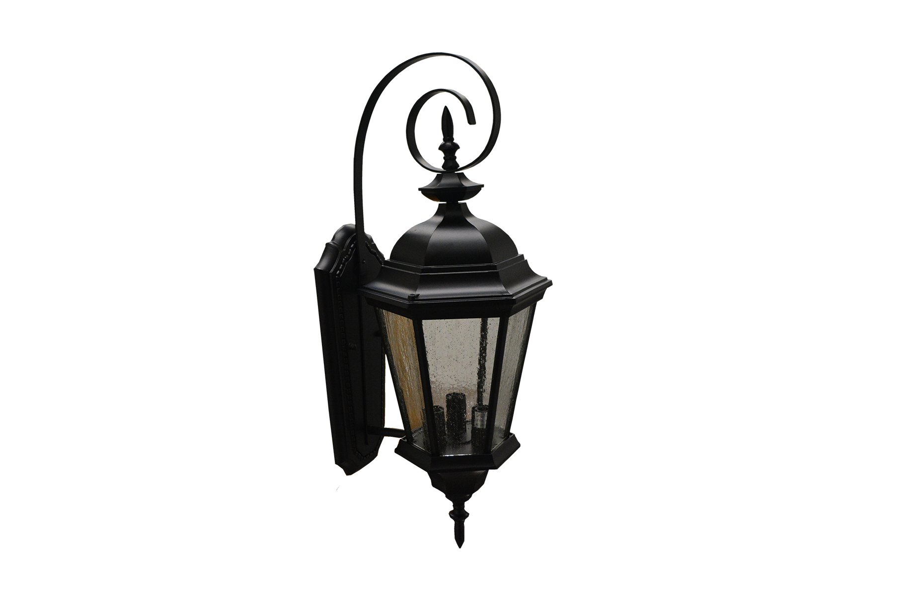 Outdoor coach lights lantern black 4 light