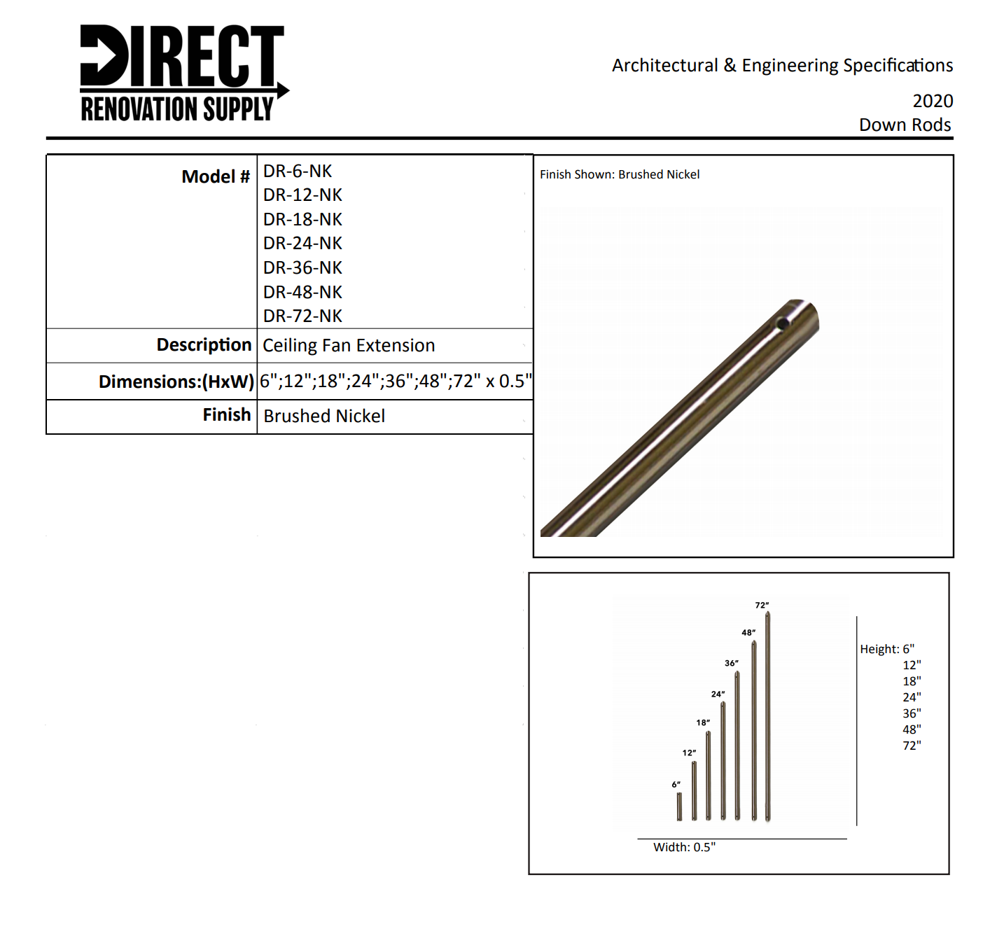 5-Blade 52" Traditional Nickel Ceiling Fan with Lights and White Bowl Shades details