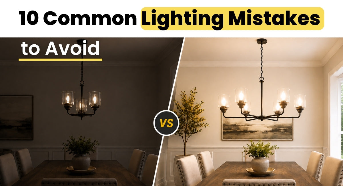 10 Common Lighting Mistakes to Avoid During a Remodel