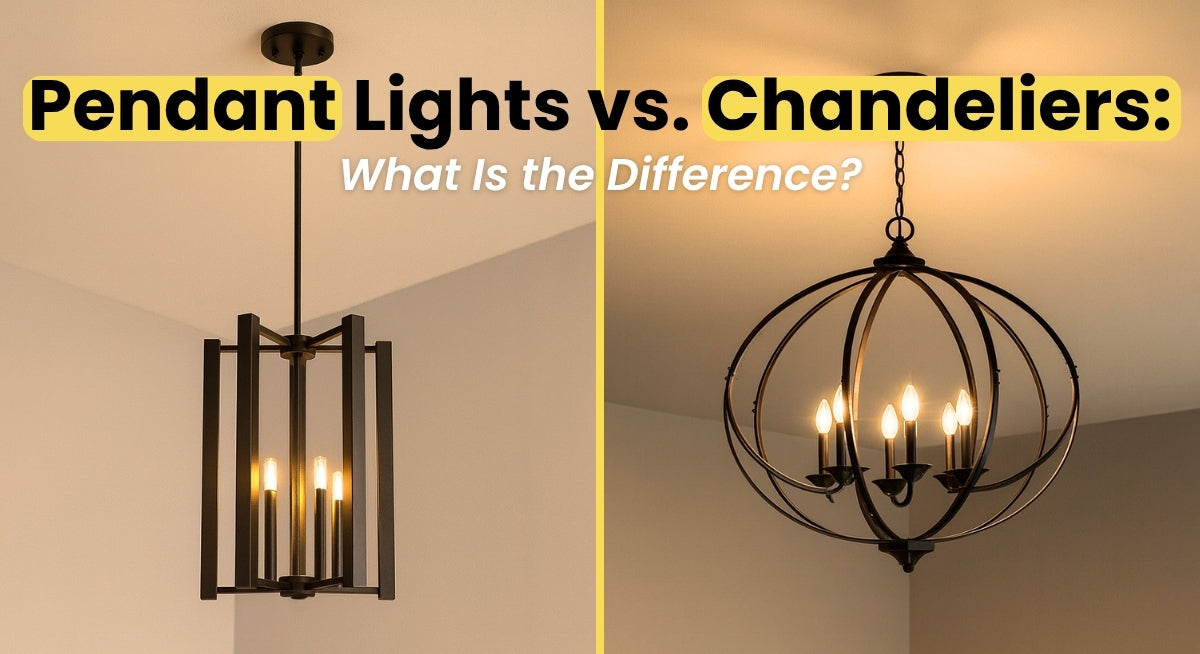 Pendant Lights vs. Chandeliers: What Is the Difference?