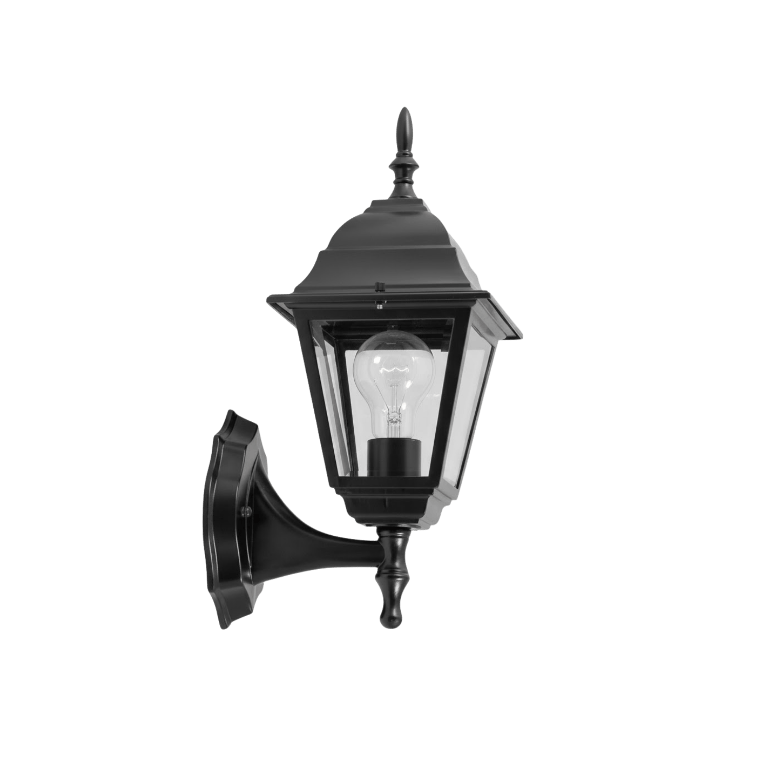 Chup Small Black Cast Coach Light - Refined Exterior