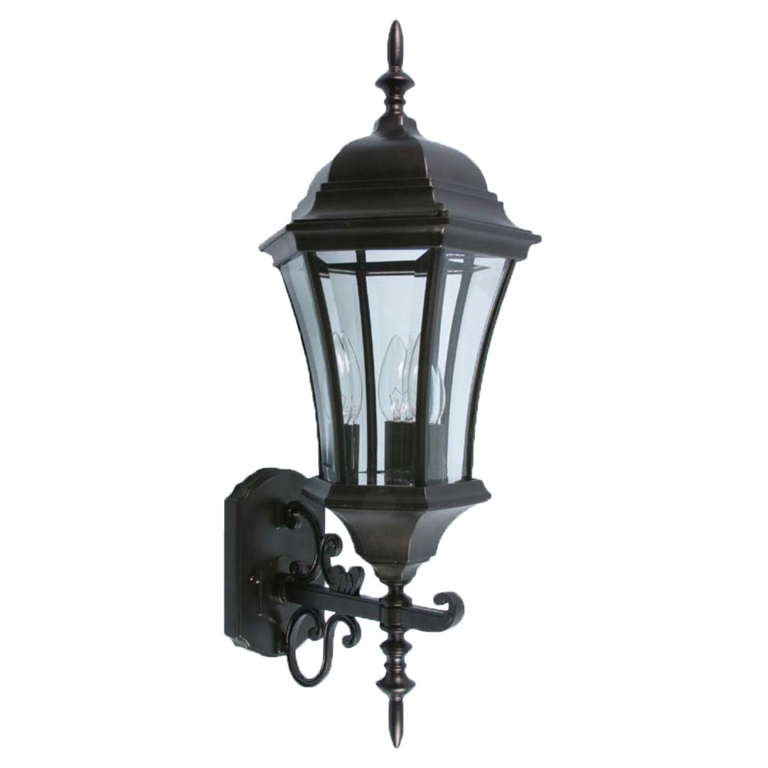 Koro Cast Aluminum Coach Light - Versatile Exterior in Black