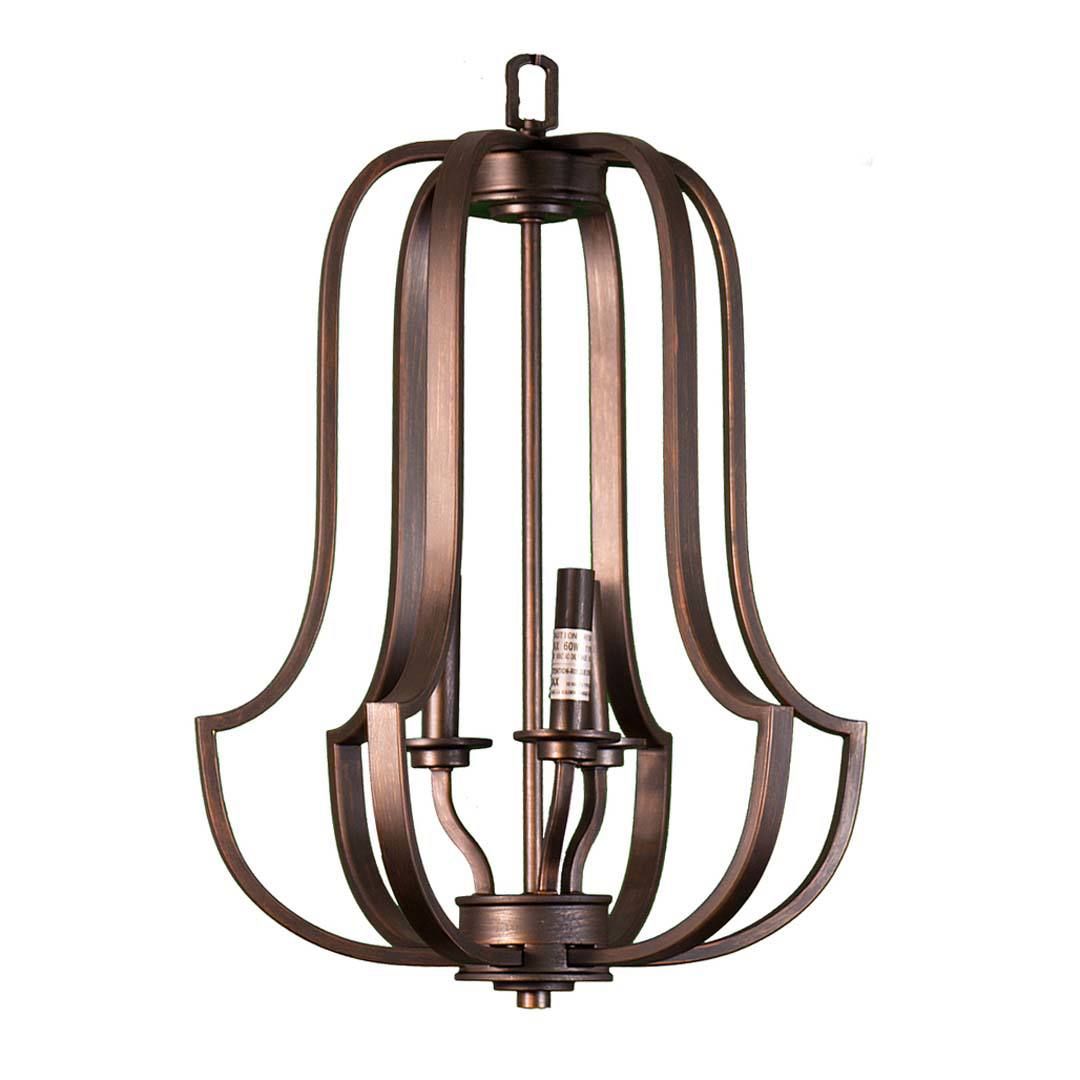 Lexington 3-Light Entry Cage - Architectural-Inspired Pendants
