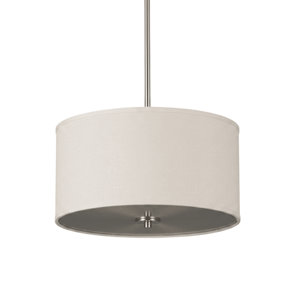 Cassata/Grigio1-Tier 24' Linen Shade Pendant - CH