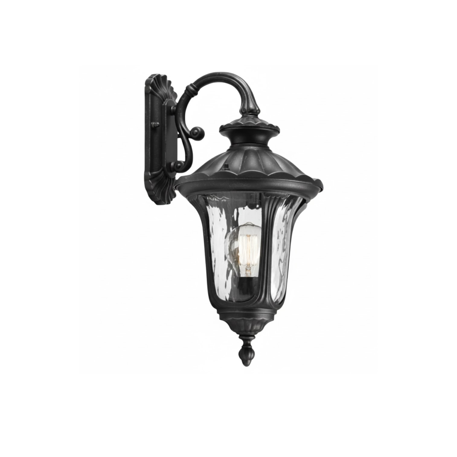 Spurr Coach Light - Clean-Line Exterior in Matte Black