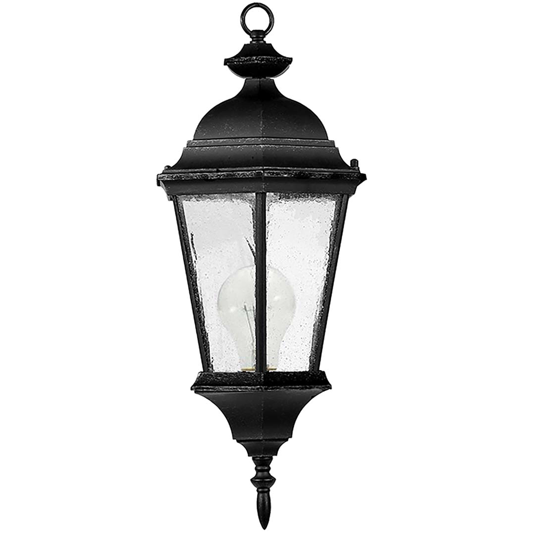 Martin Hanging Coach Light - Clean-Line Exterior in Matte Black