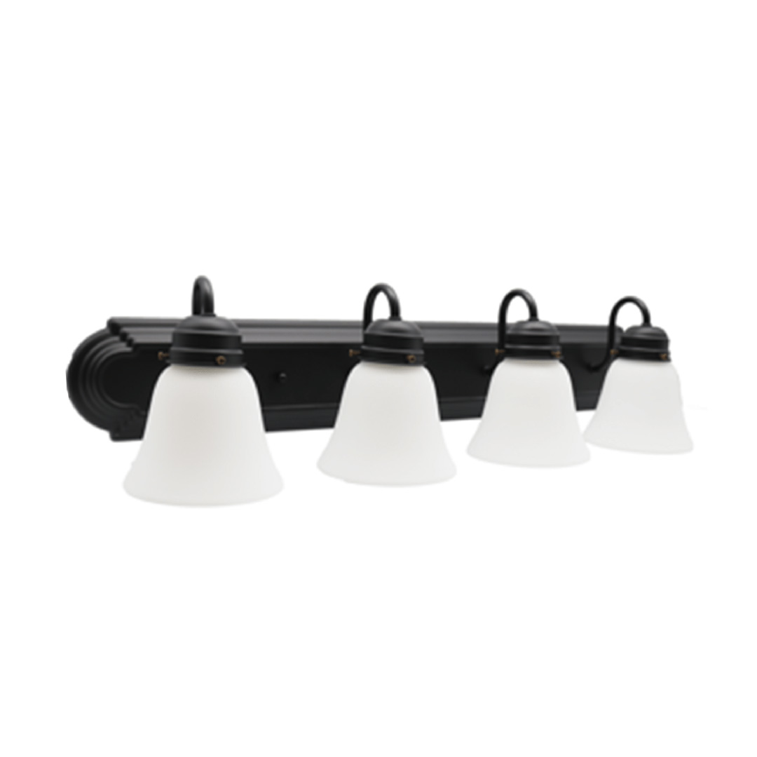 4-Light Racetrack w/Arms - G-423 - Functional Vanities