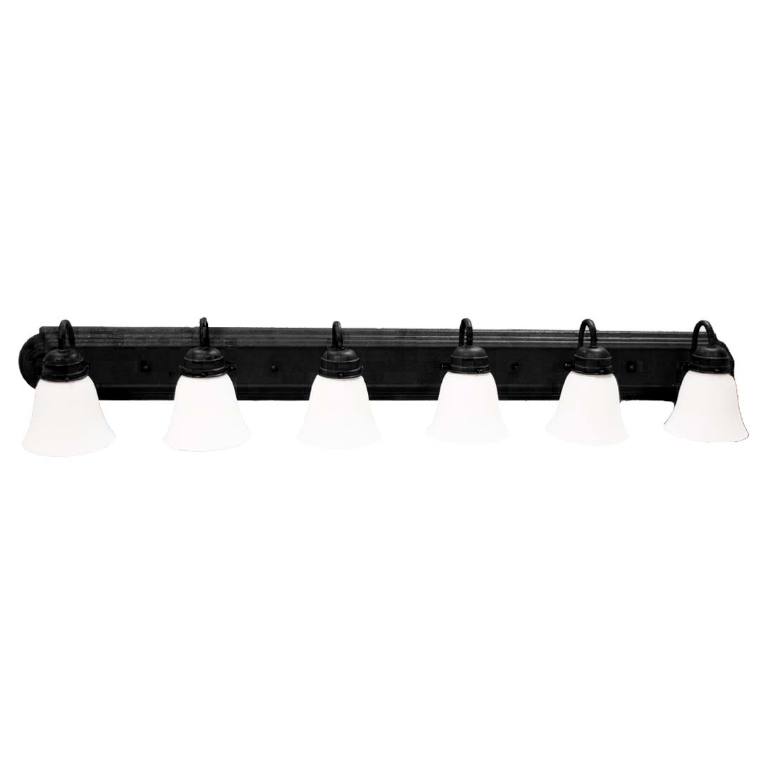 6-Light Racetrack w/Arms - G-423 - High-Design Vanities