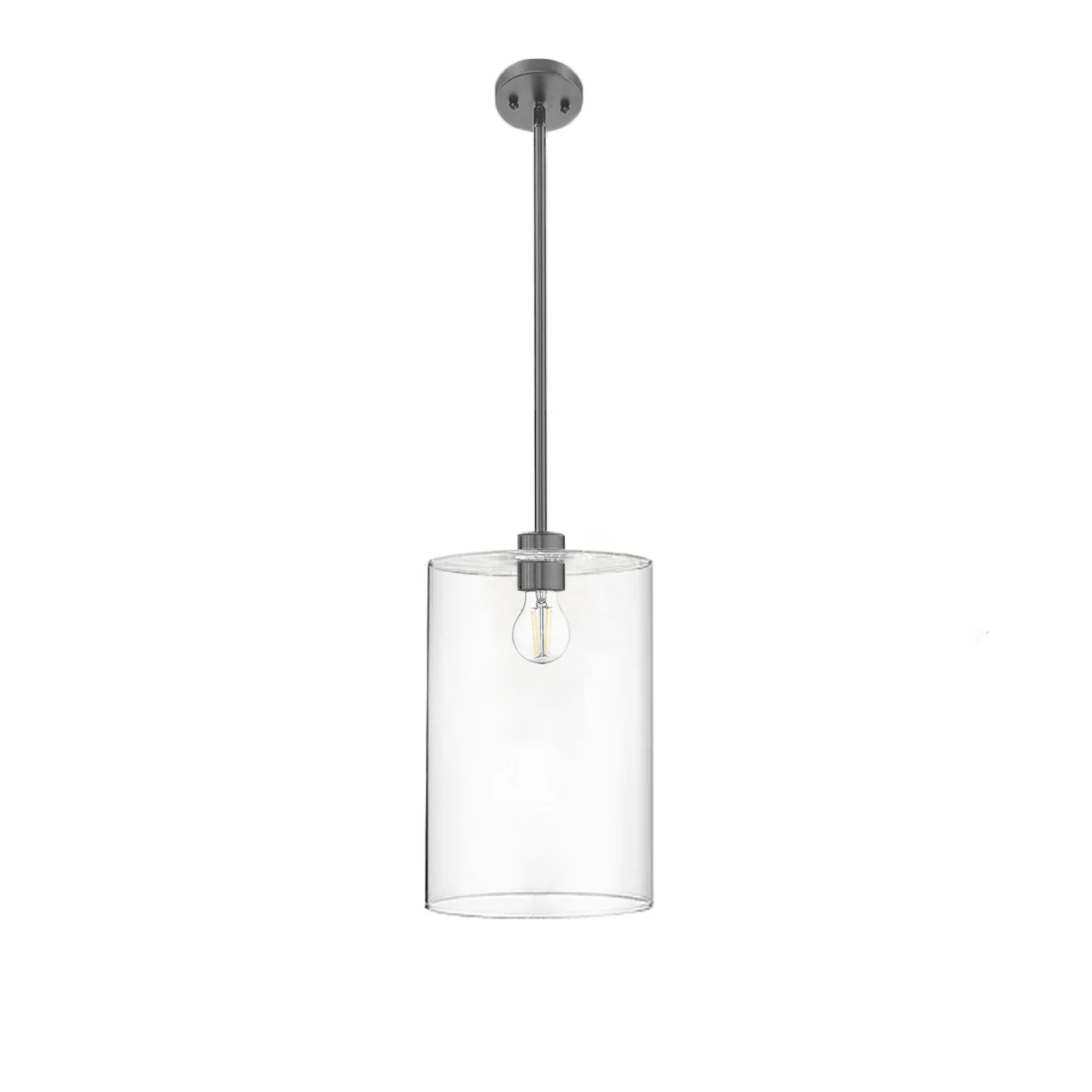 Minicio 1-Light 9" Clear Glass Pendant - CG
