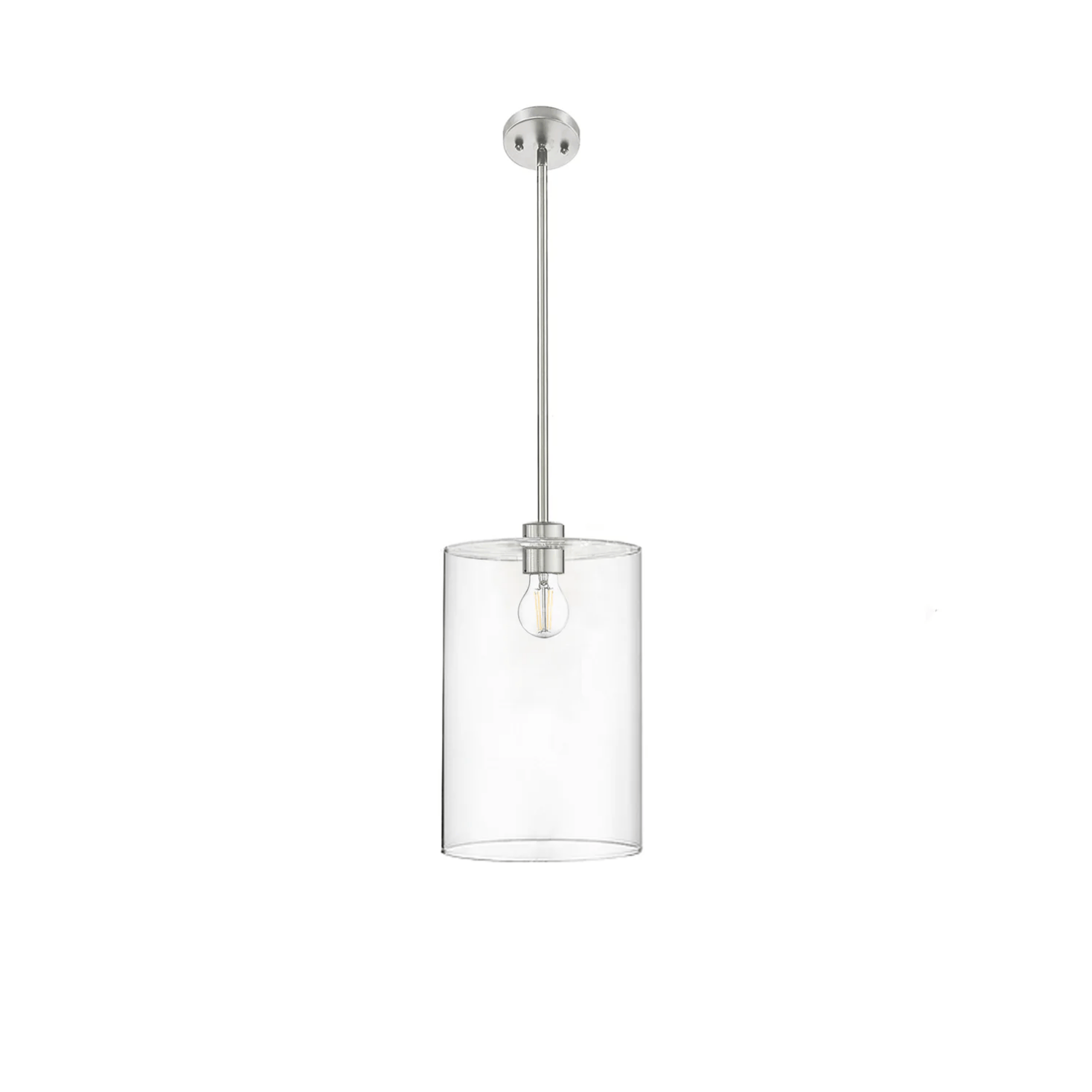 Minicio 1-Light 9" Clear Glass Pendant - CG