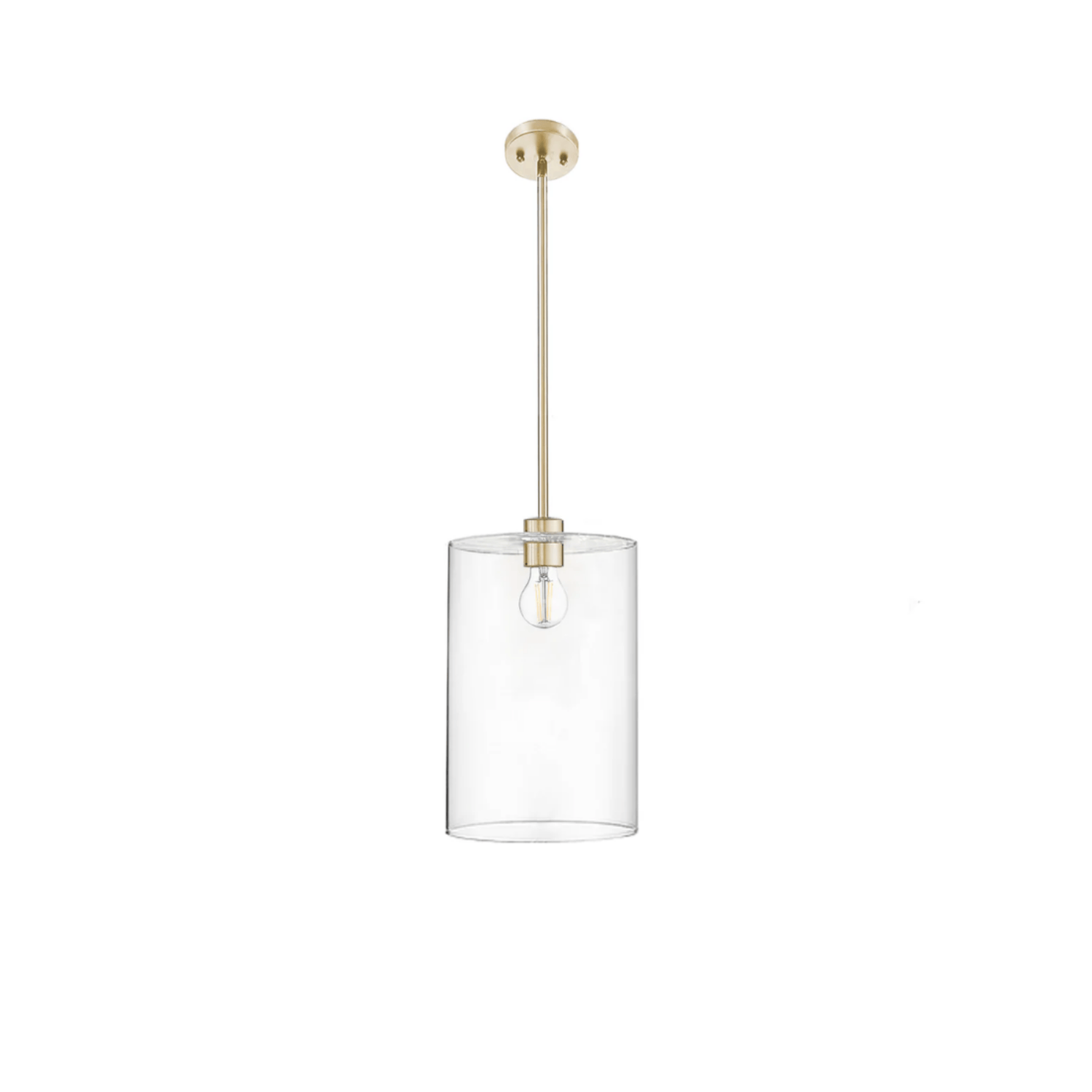 Minicio 1-Light 9" Clear Glass Pendant - CG