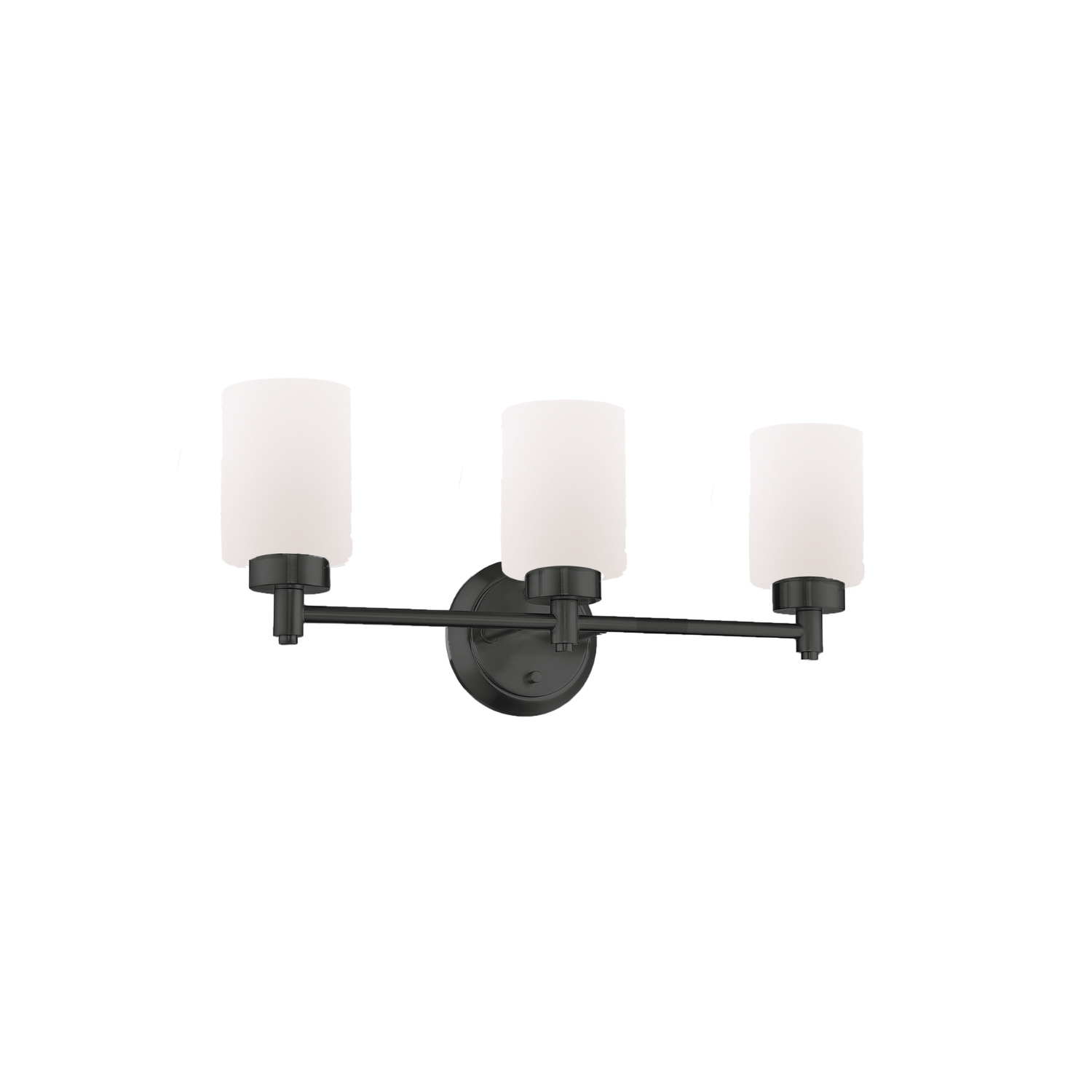 Mincio 3-Light White Glass Vanity - MB