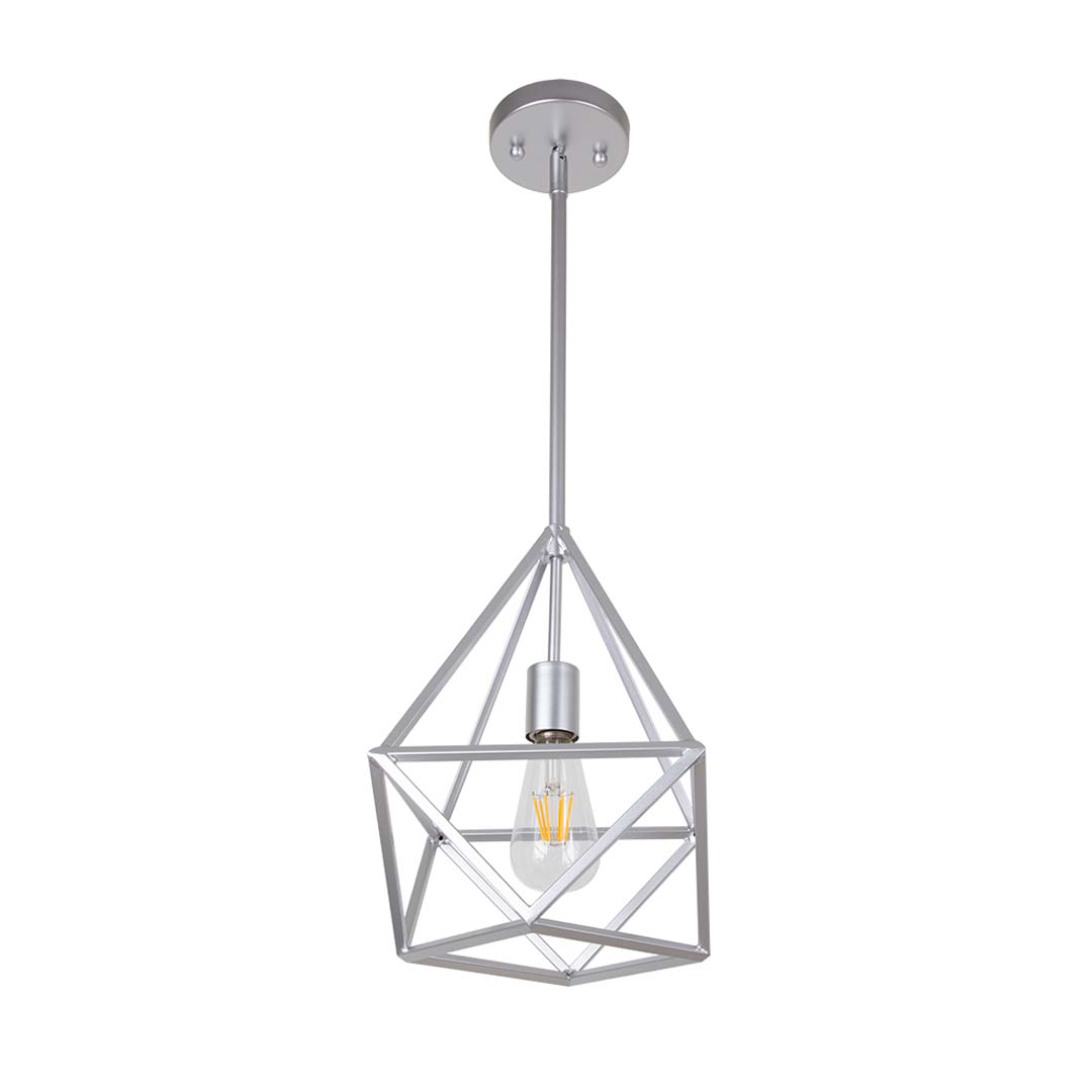 Vega 1-Light Cage Pendant - Architectural-Inspired Pendants