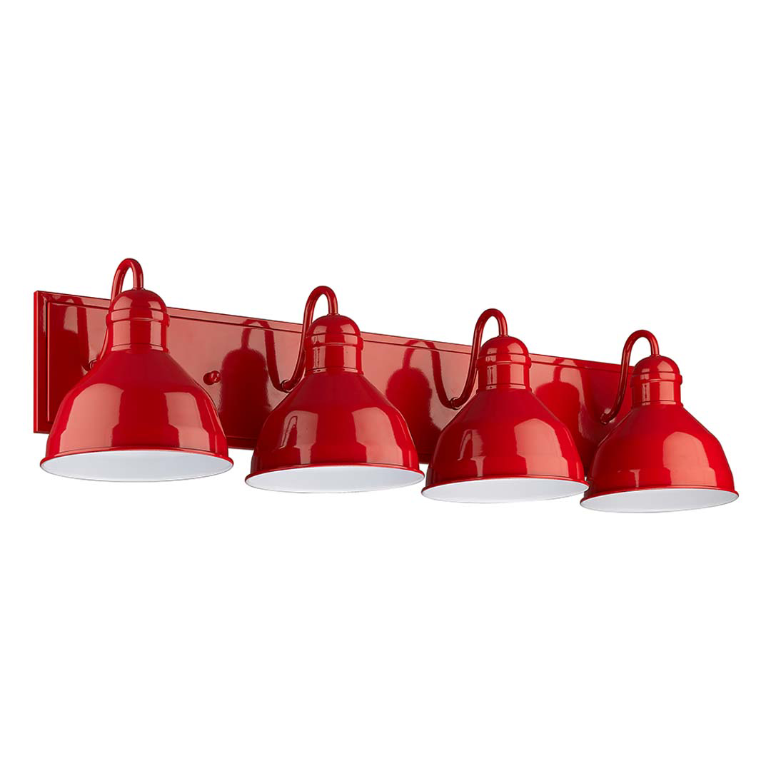 Vivio Gia 3-Light Vanity - Glossy Red