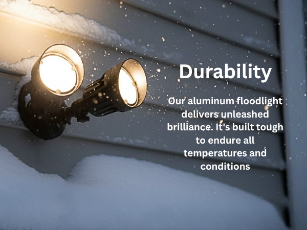LED-Double Flood-Matte Black-20W 3000K - Architectural-Inspired Flood Lights