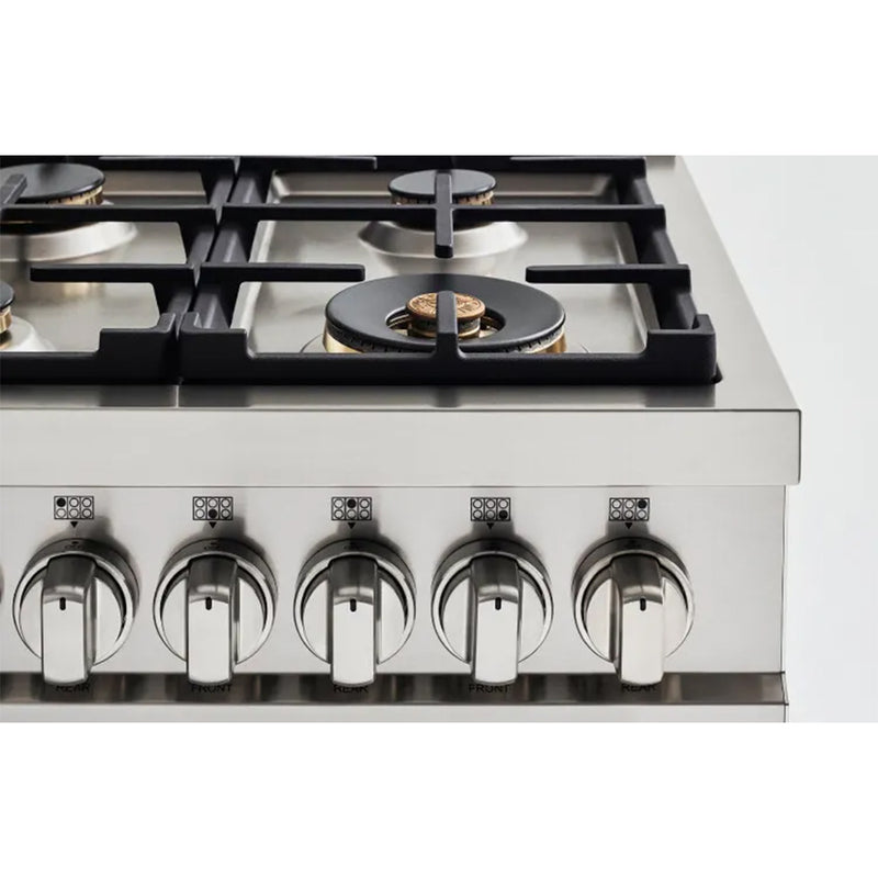 Bertazzoni MAST365DFMXE- 36" Stainless Steel Dual Fuel Range, 5 Burners, Electric Oven [LOCAL PICKUP ONLY]