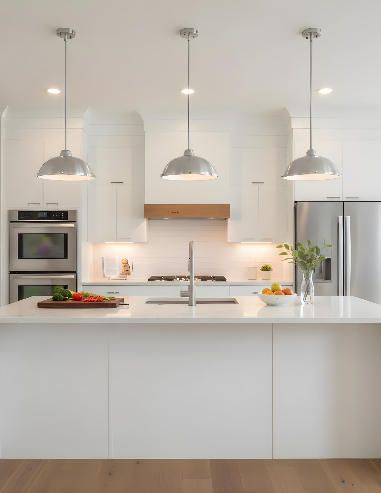 13' Metal Dome Pendant Cover - Frosted Glass - Classic Pendants