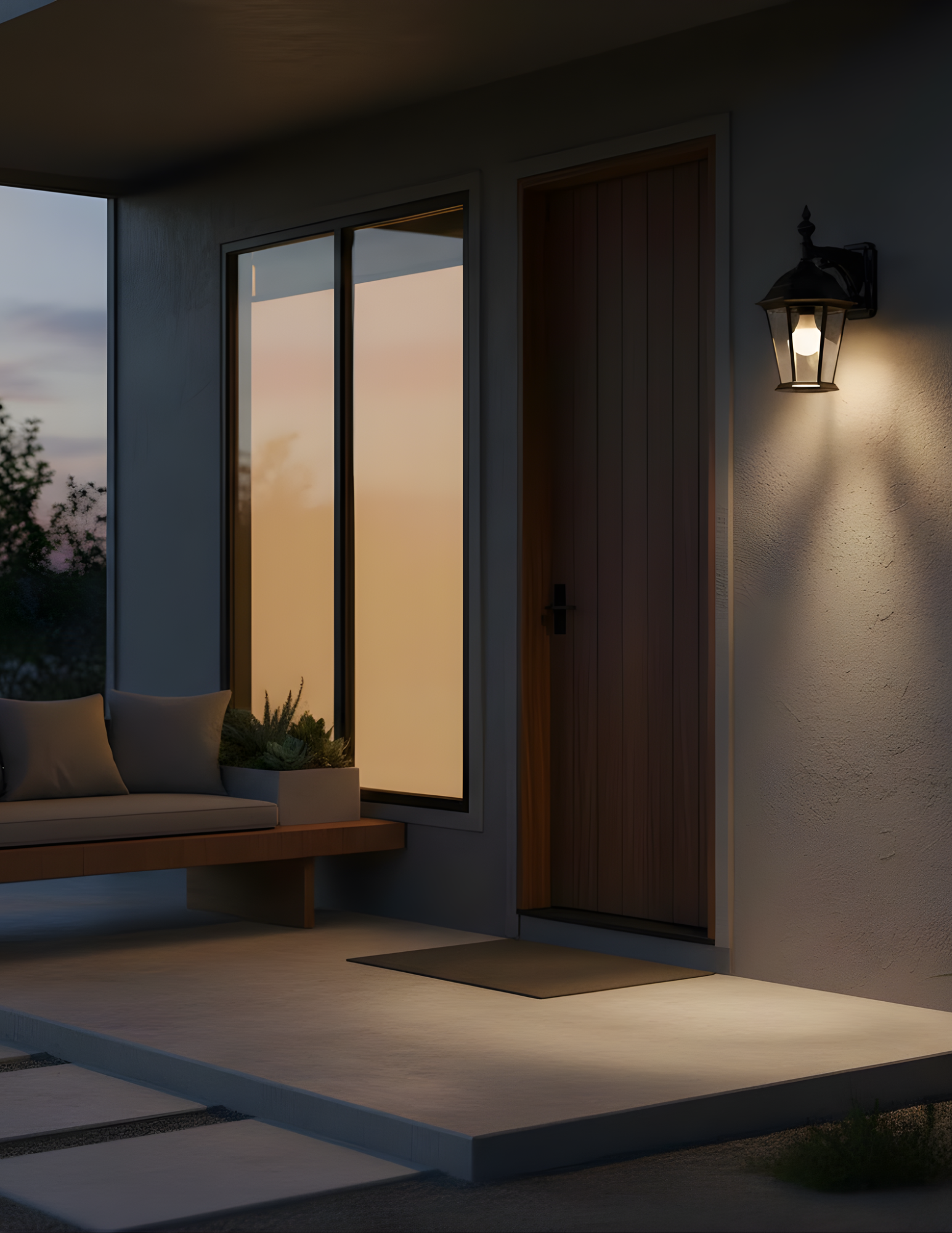 Ruby 1-Light Open Bottom Coach Light - Eye-Catching Exterior in Black