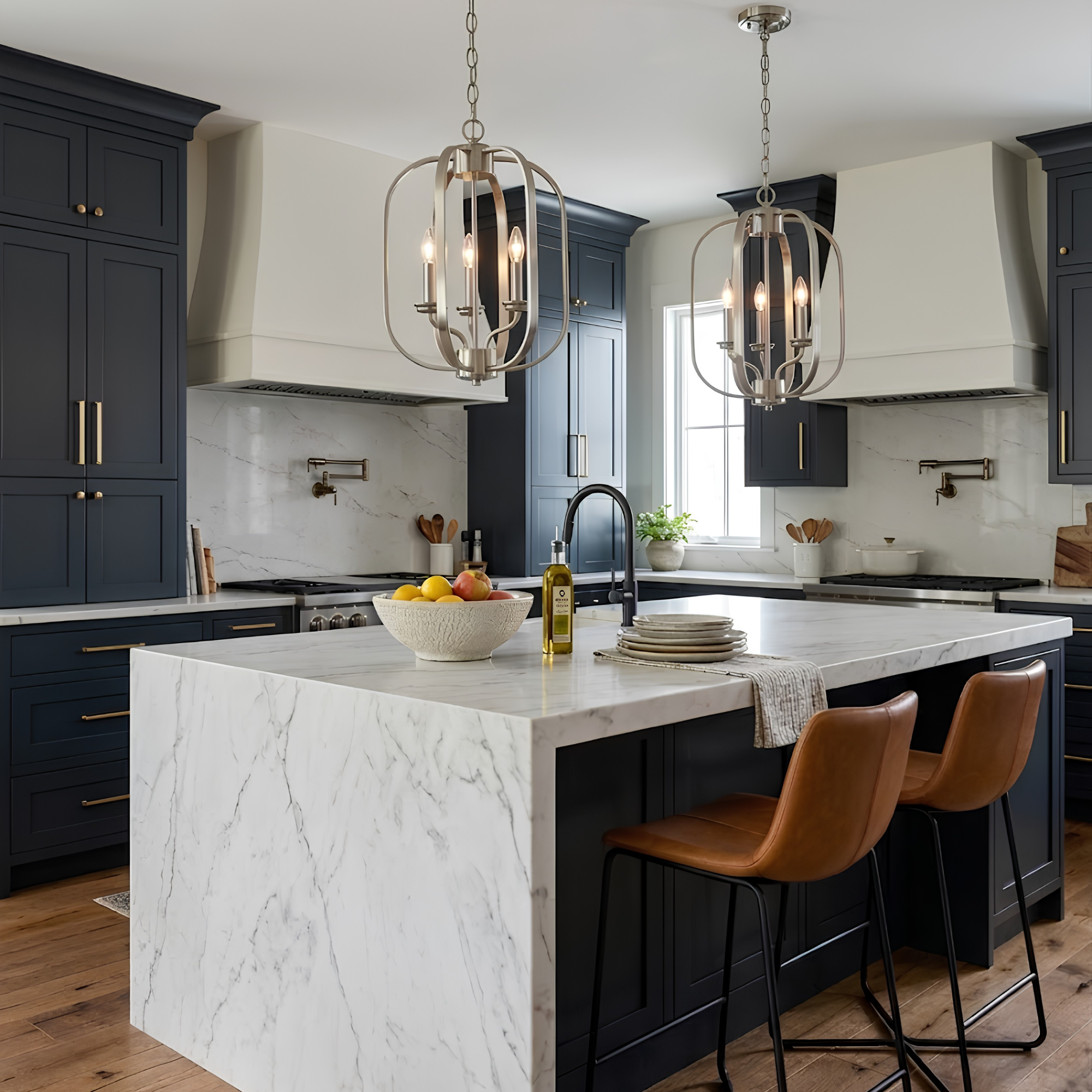 Victoria Series 3-Light Small Entry Cage - High-Design Pendants