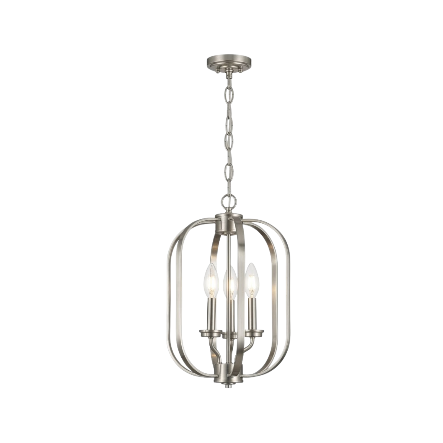 Victoria Series 3-Light Small Entry Cage - High-Design Pendants