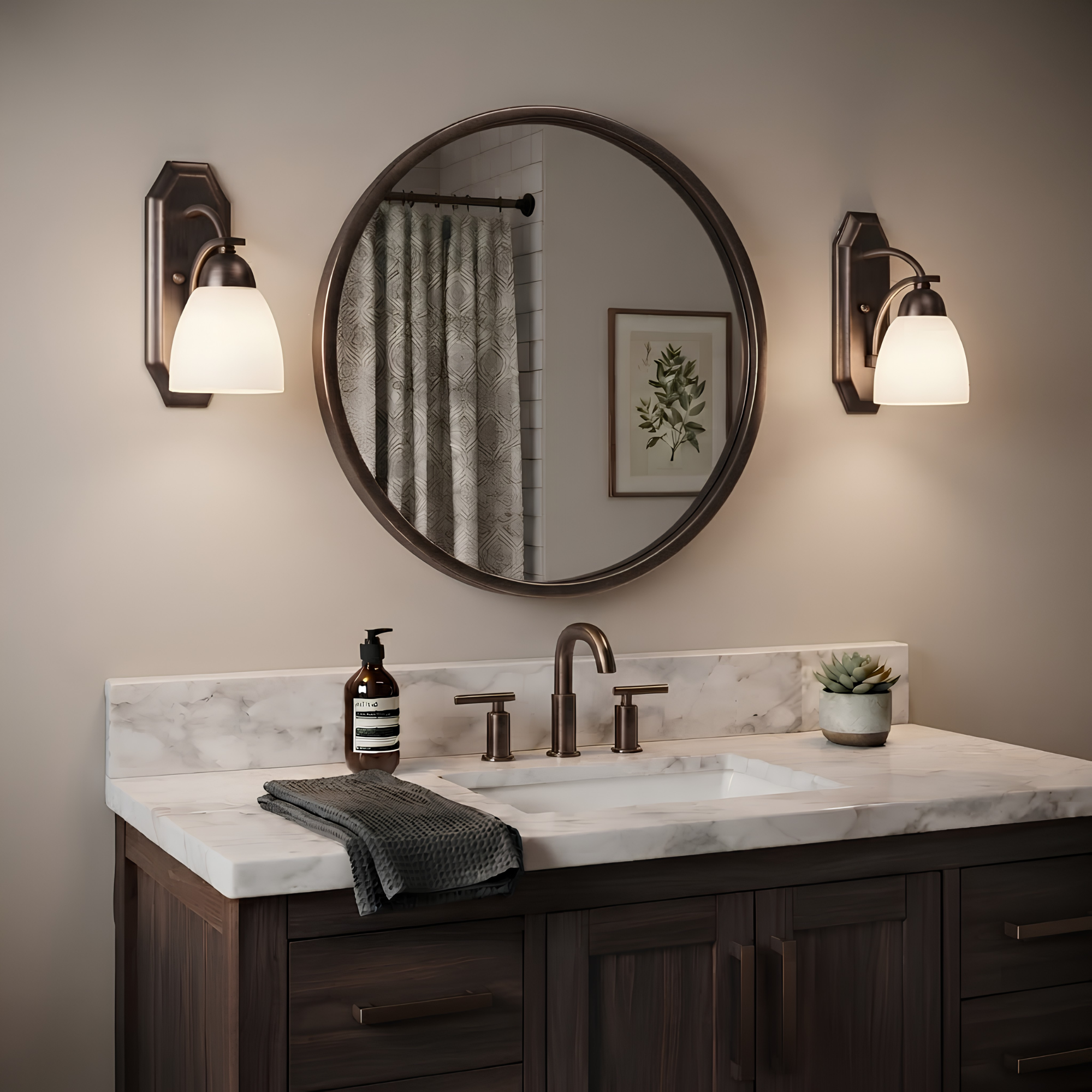 Victoria 1-Light Wall Sconce White Glass - Elegant Wall Sconces
