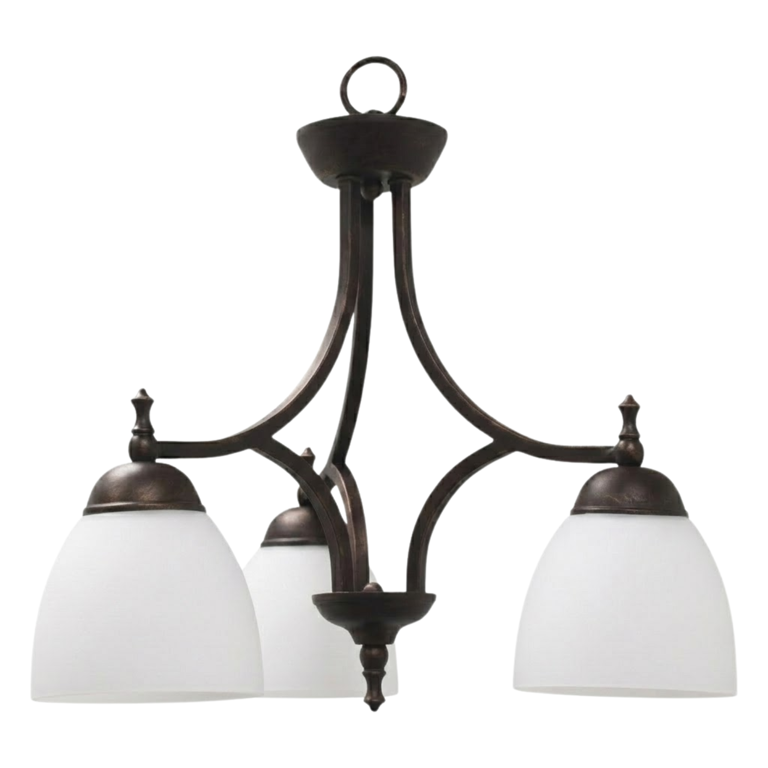 Austin 3-Light Down Chandelier/Nook-RB - Classic Chandeliers