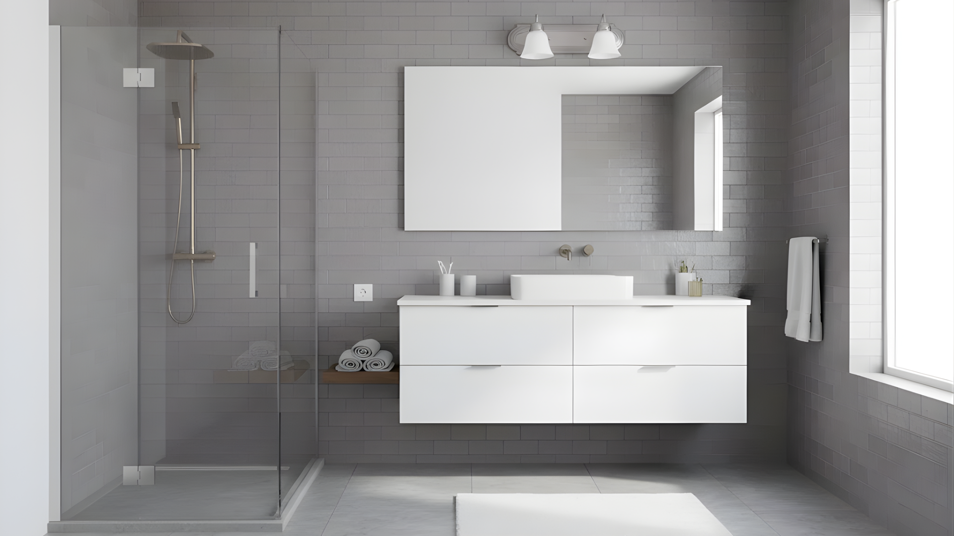 2-Light Racetrack w/Arms G-423 - Transitional Vanities in Brushed Nickel