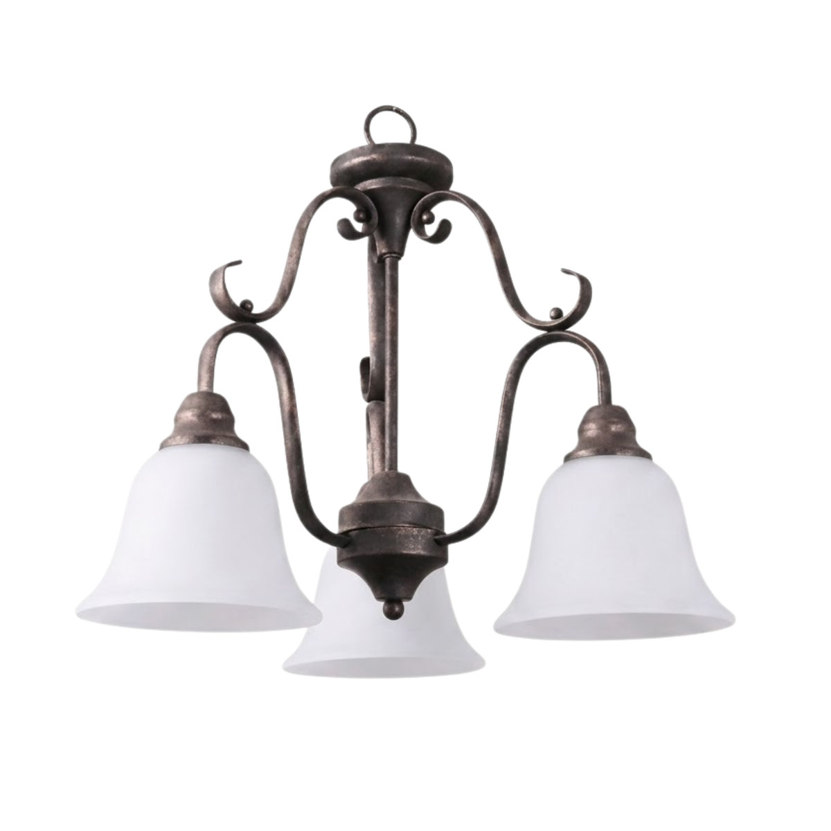 Frisco Series 3-Down Light Nook Chandelier WH-RB