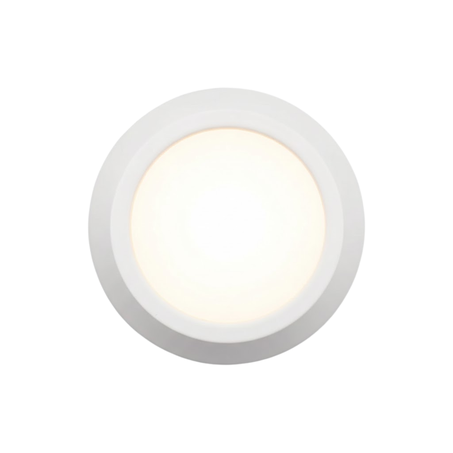 White 4" LED Disk Light - 12W - 3000K Dimmable - Chic Disk Lights
