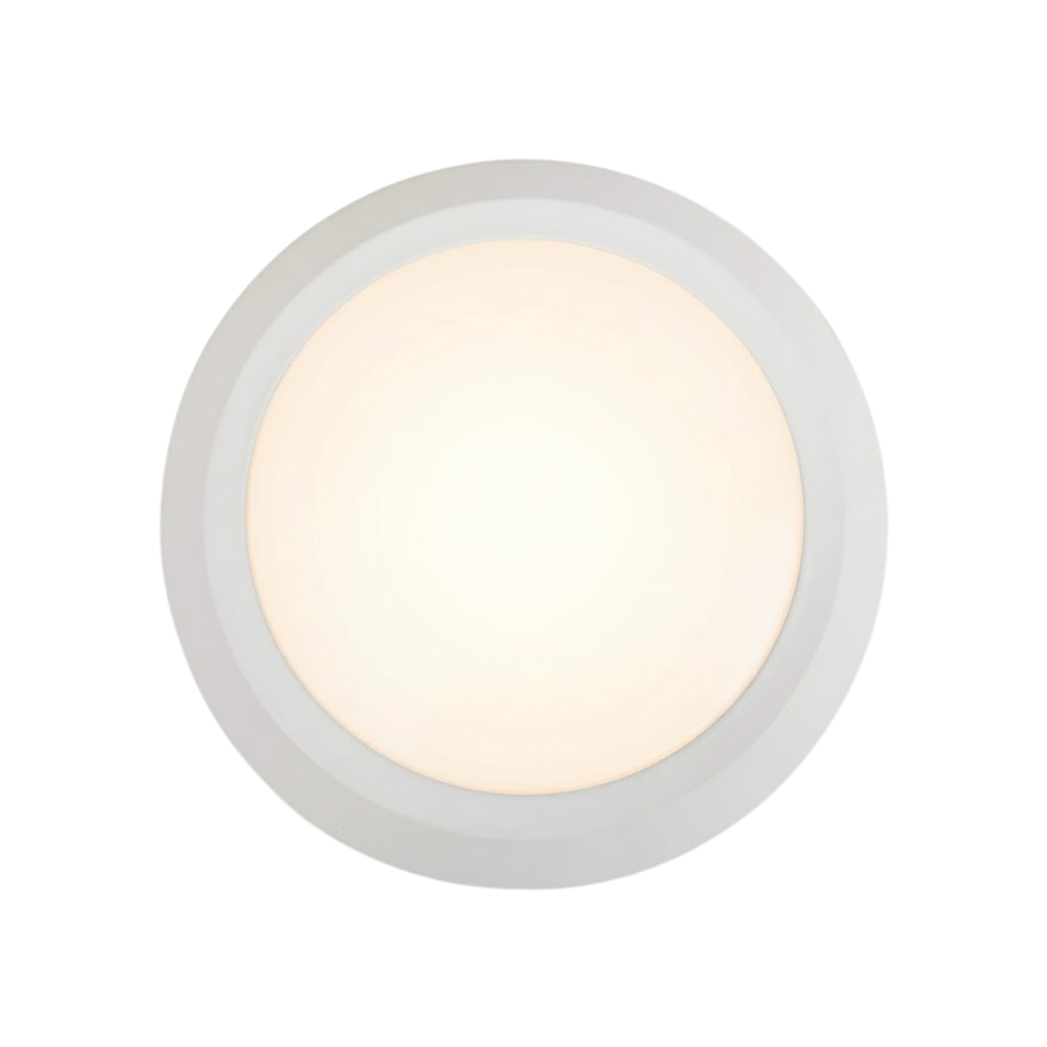 White 5/6" LED Disk Light - 15W - 3000K Dimmable - Versatile Disk Lights