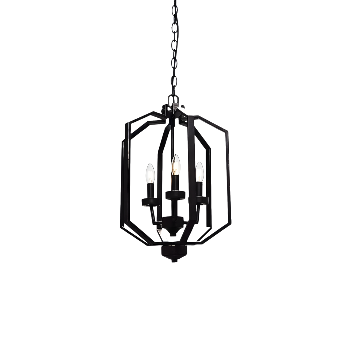 Paris 3-Light Entry - No Glass - Transitional Pendants