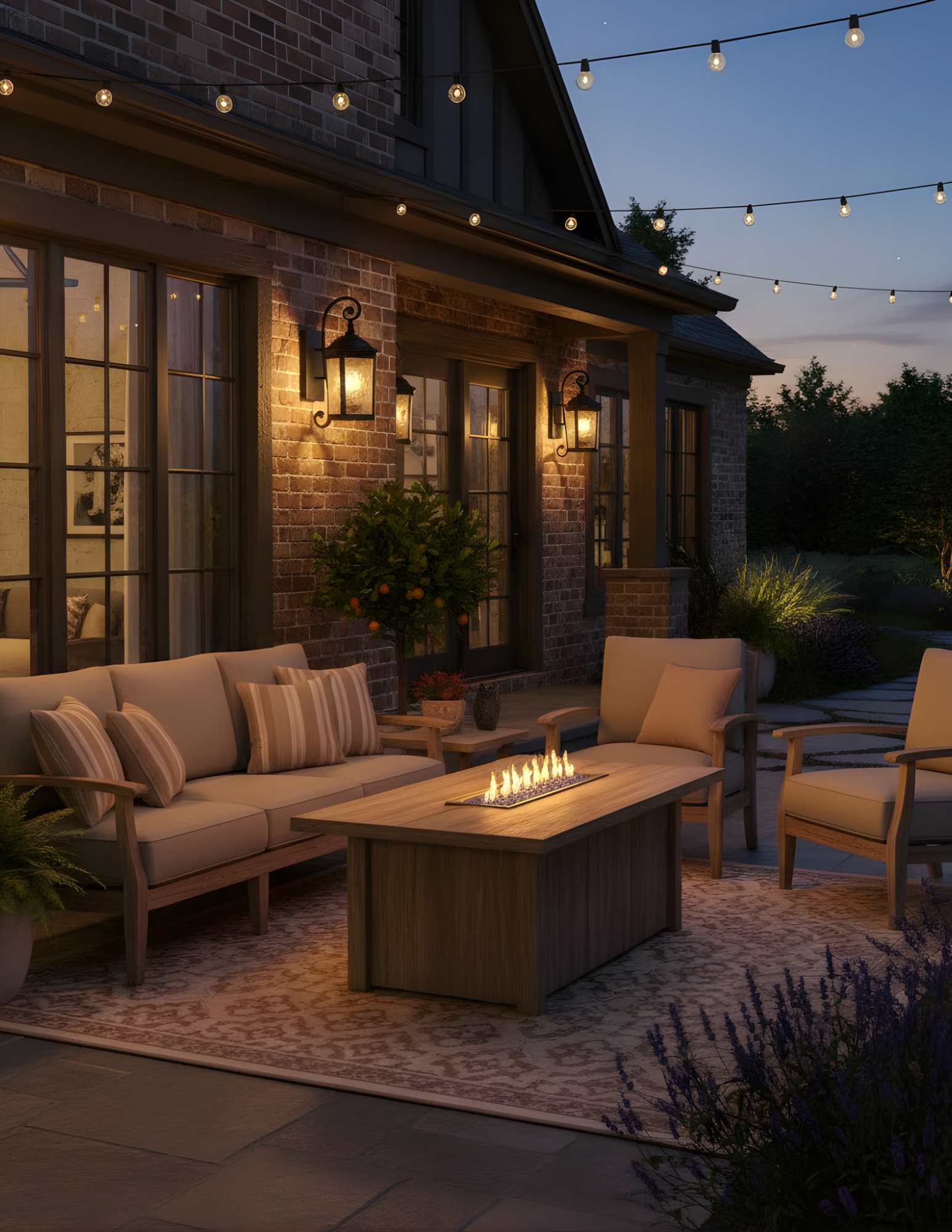 Capital Medium Upgrade Coach Light - Water Glass - Eye-Catching Exterior in Matte Black