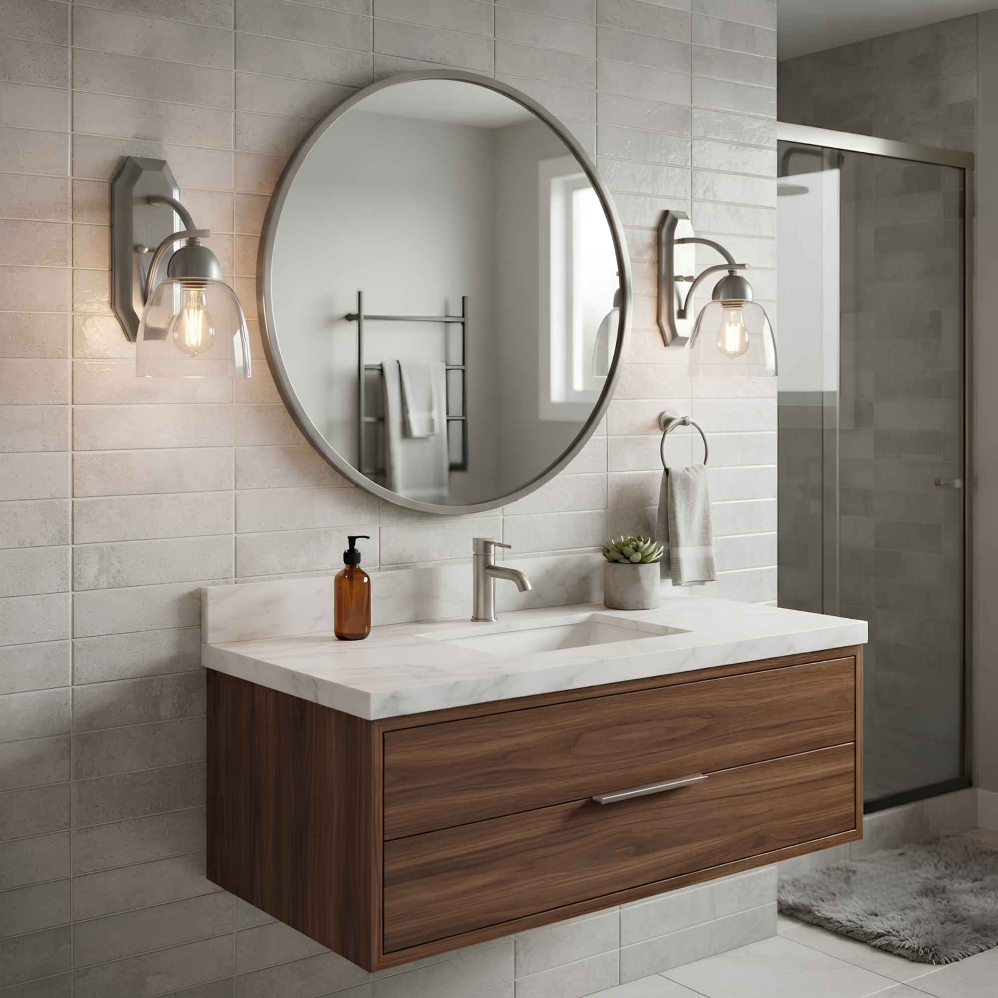 Victoria 1-Light Wall Sconce Clear Glass - Functional Wall Sconces