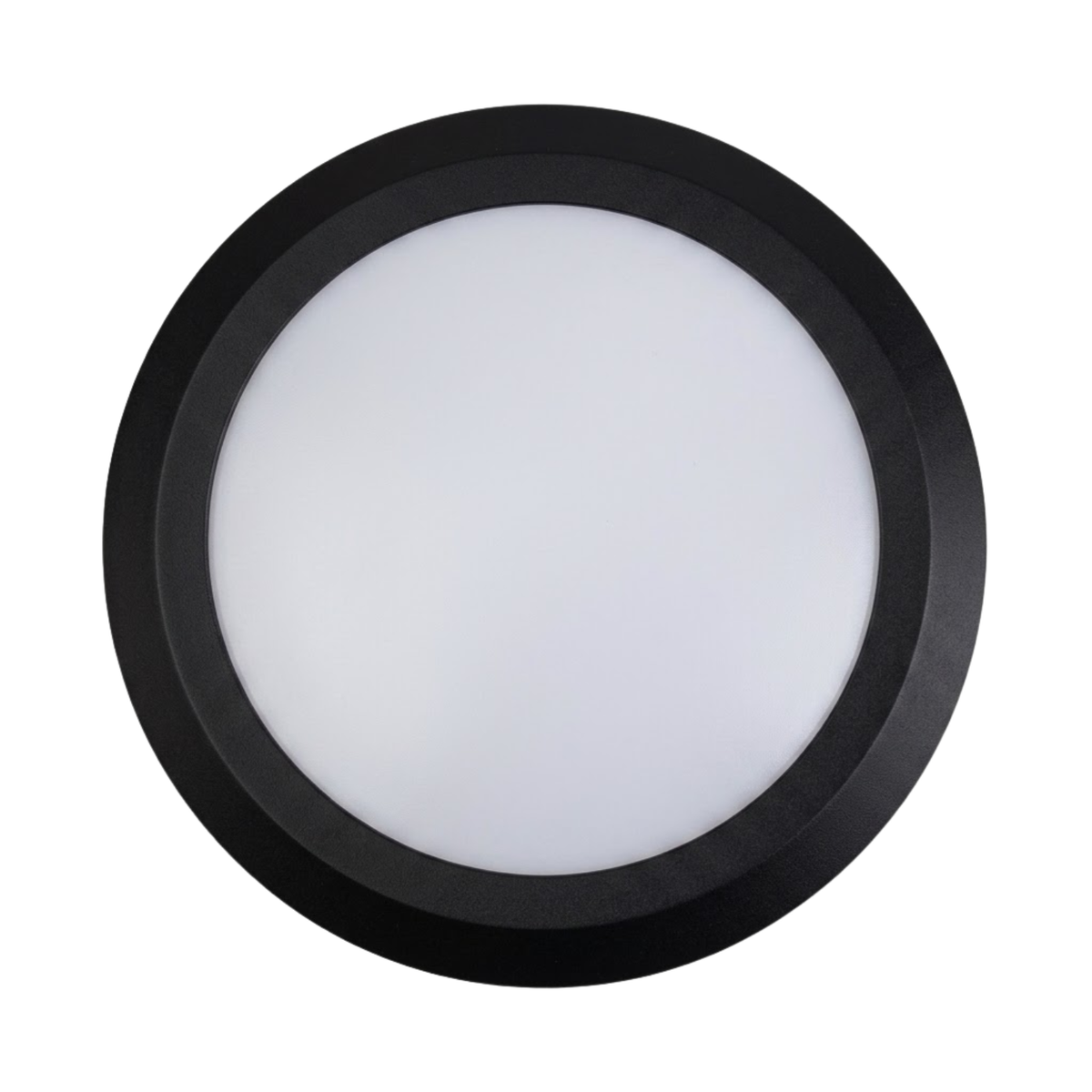 Matte Black 5/6" LED Disk Light - 15W - 3000K Dimmable - High-Design Disk Lights