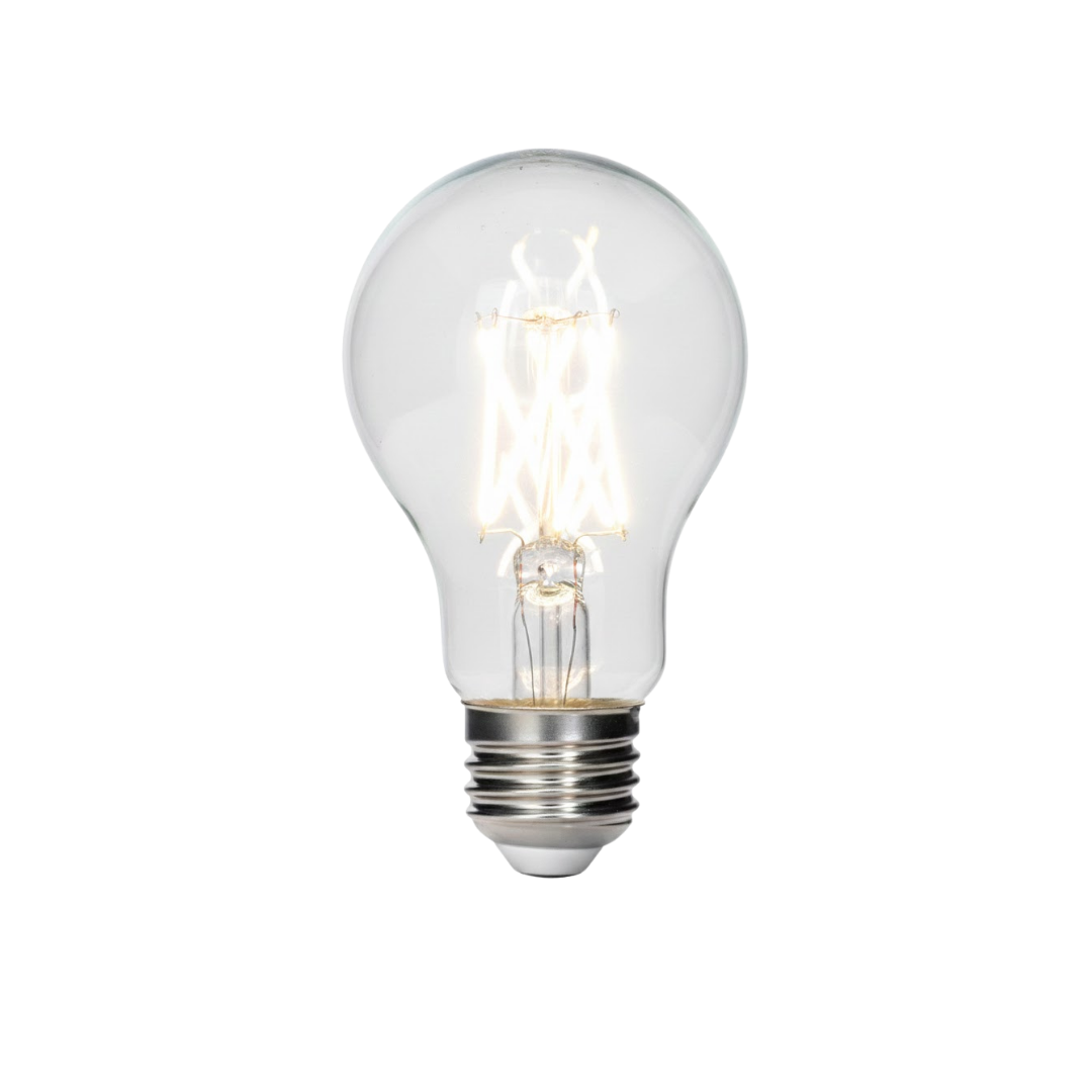 LED A19 7W Filament Lamp - Clear 4000K - Contemporary LED Bulbs