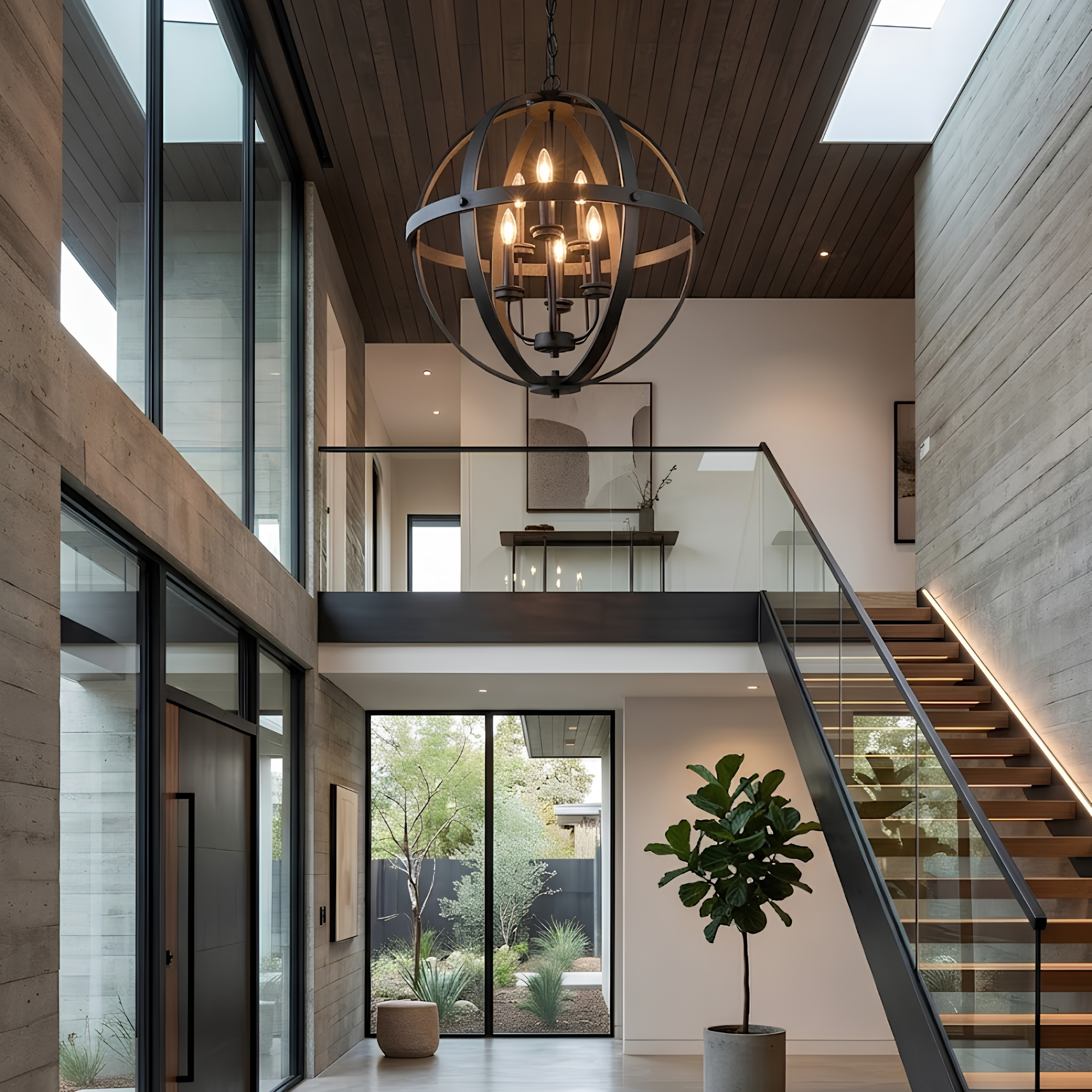 Large Sphere Entry Light - High-Design Pendants