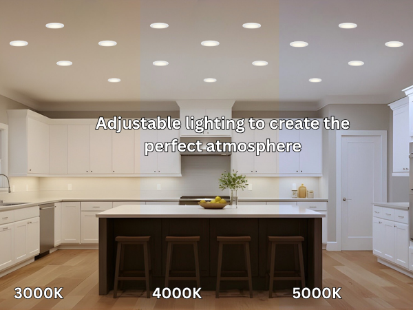 5/6" Low Profile Light - WH 3K, 4K, 5K