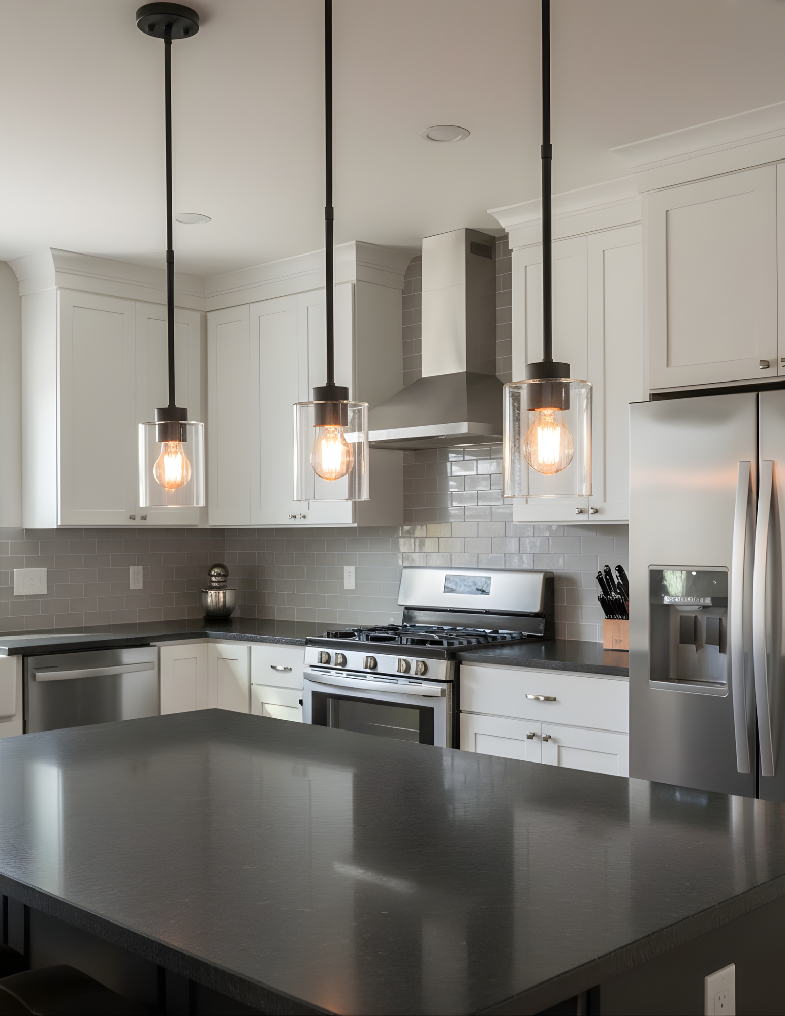 Mincio 1-Light Clear Glass Mini Pendant - CG