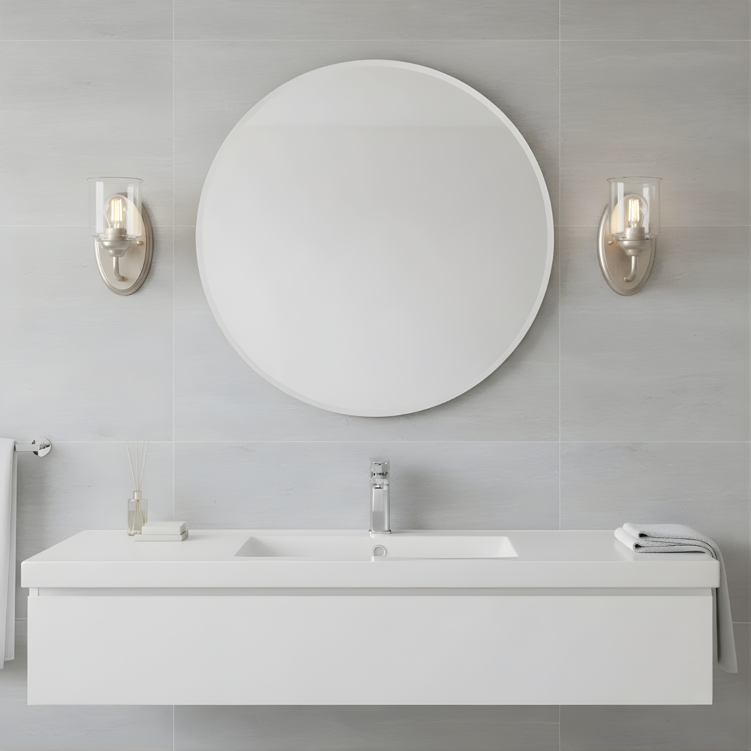 Acheron 1-Light Clear Glass Sconce - Statement-Making Wall Sconces