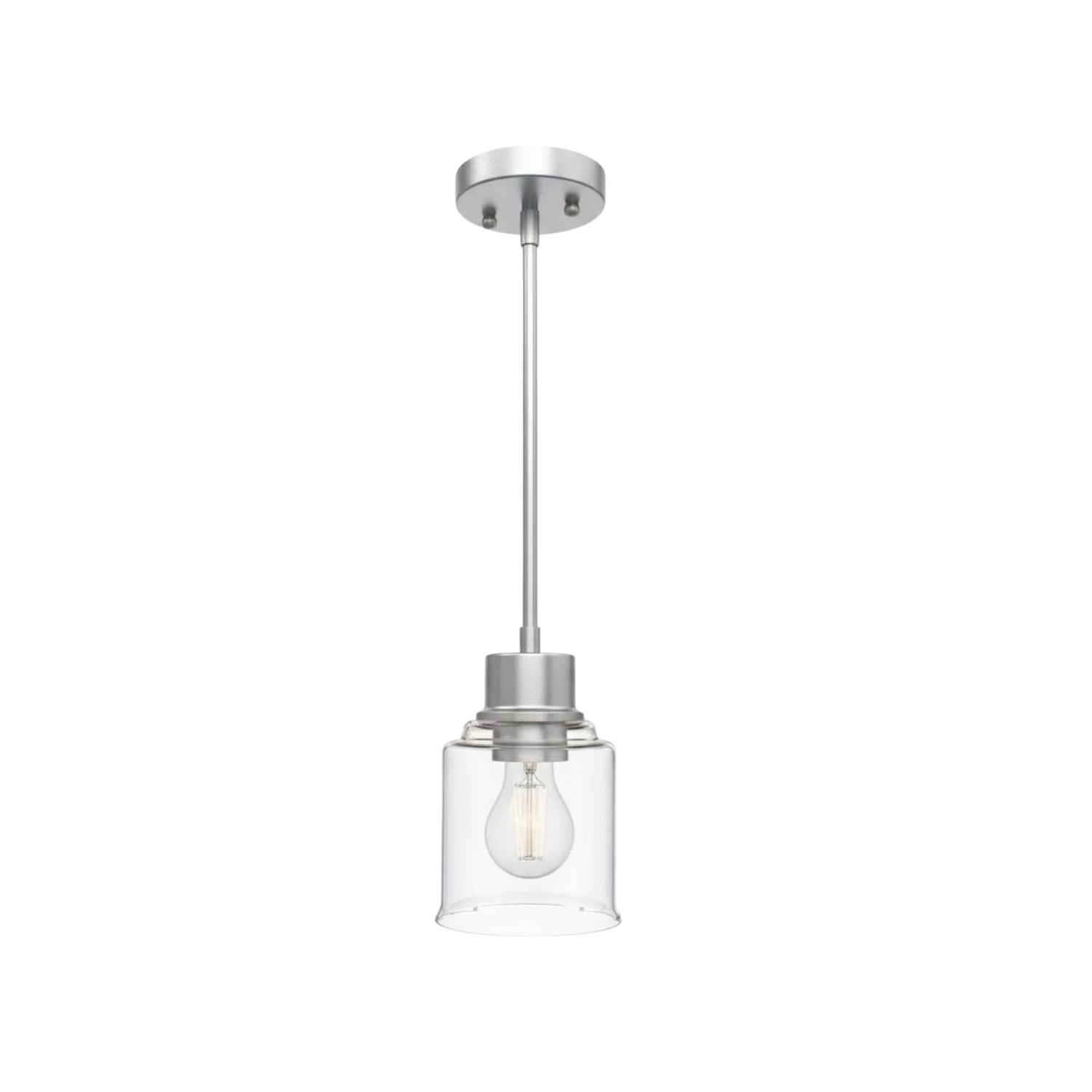 Acheron 1-Light Clear Glass Mini Pendant - MB