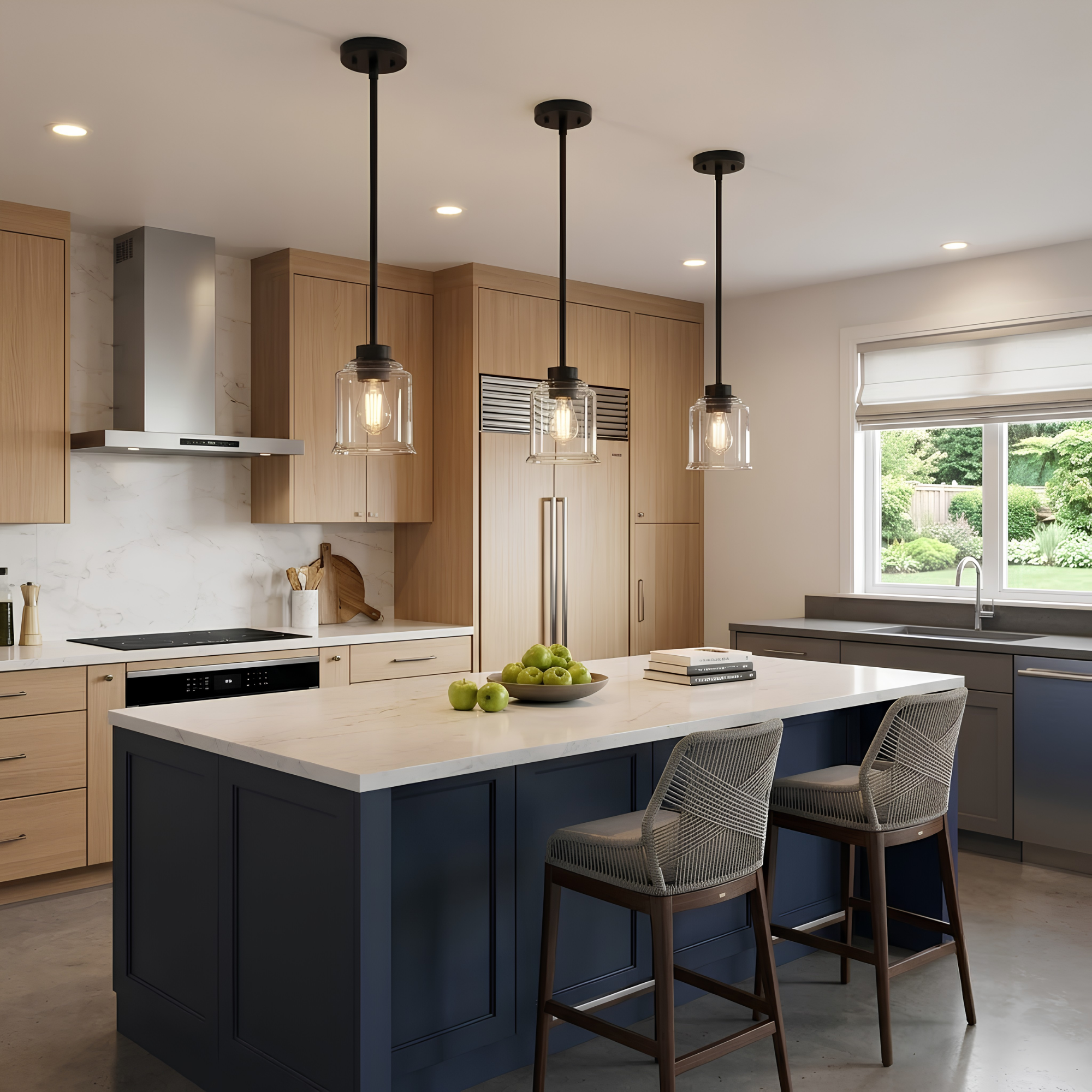 Acheron 1-Light Clear Glass Mini Pendant - MB